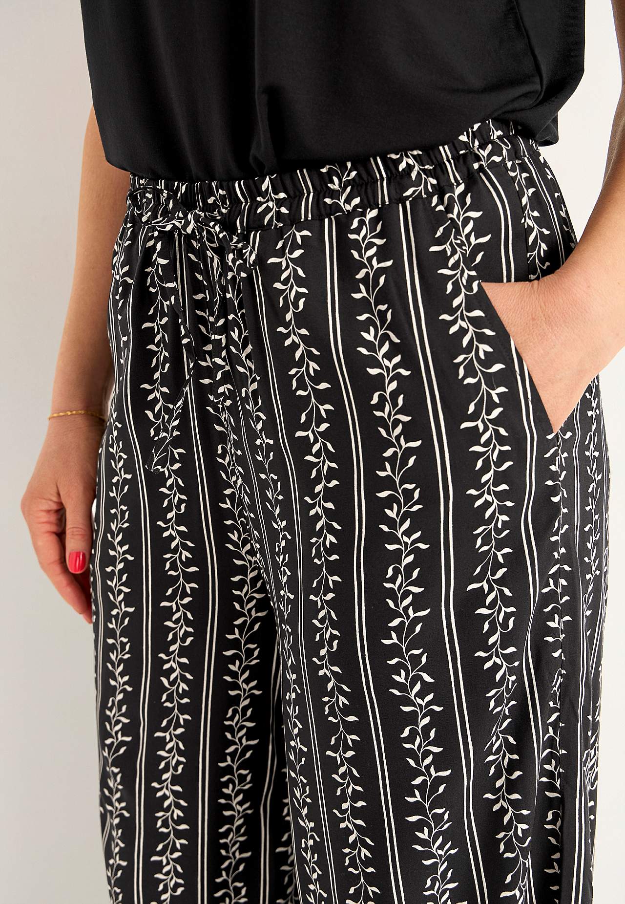 Culotte broek met patroon