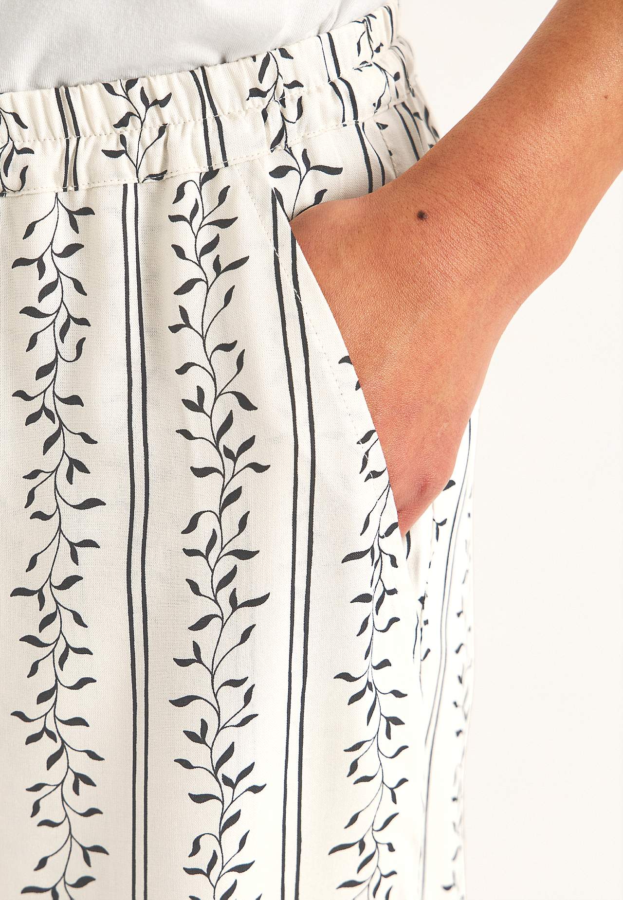Culotte broek met patroon
