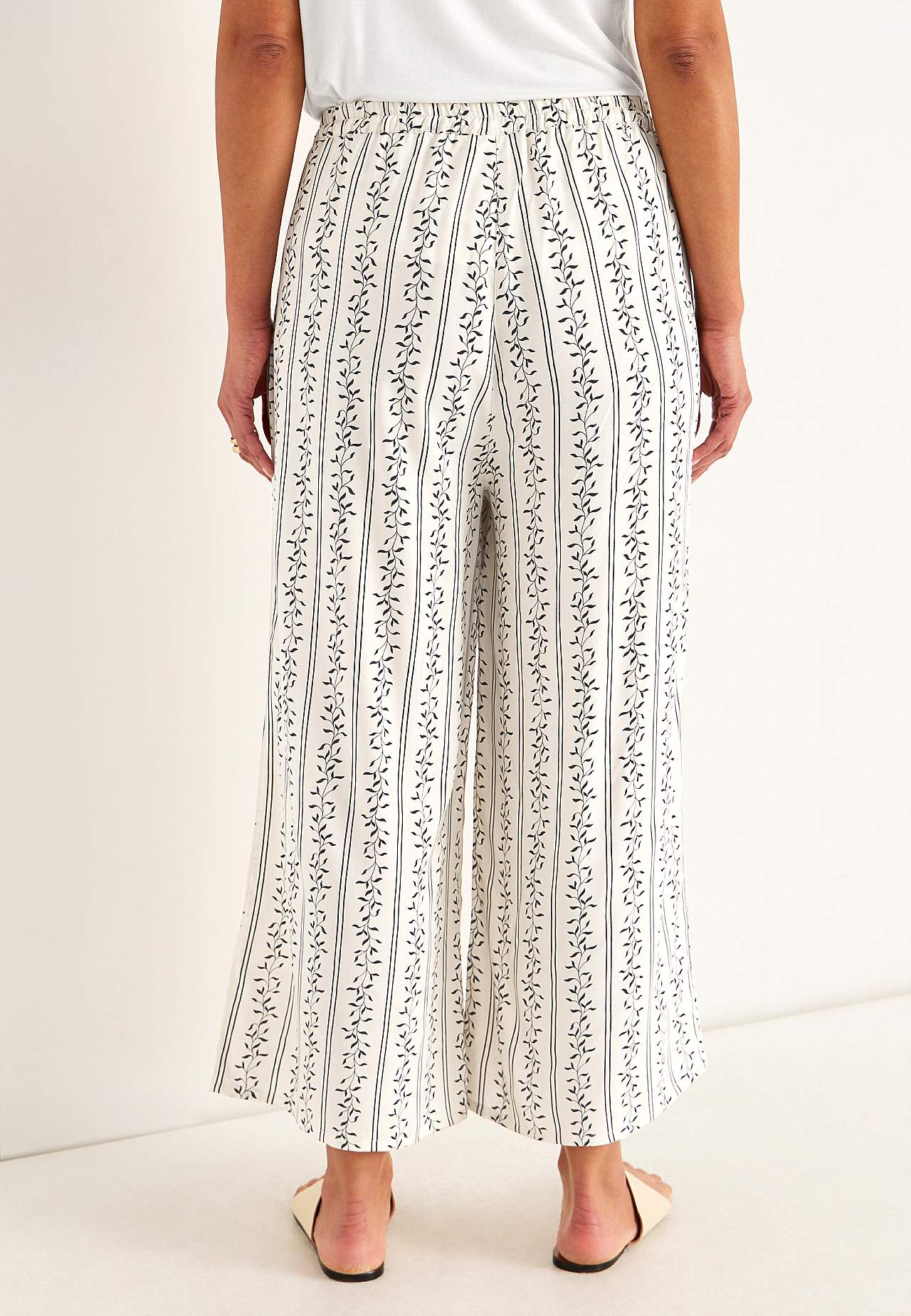 Culotte broek met patroon