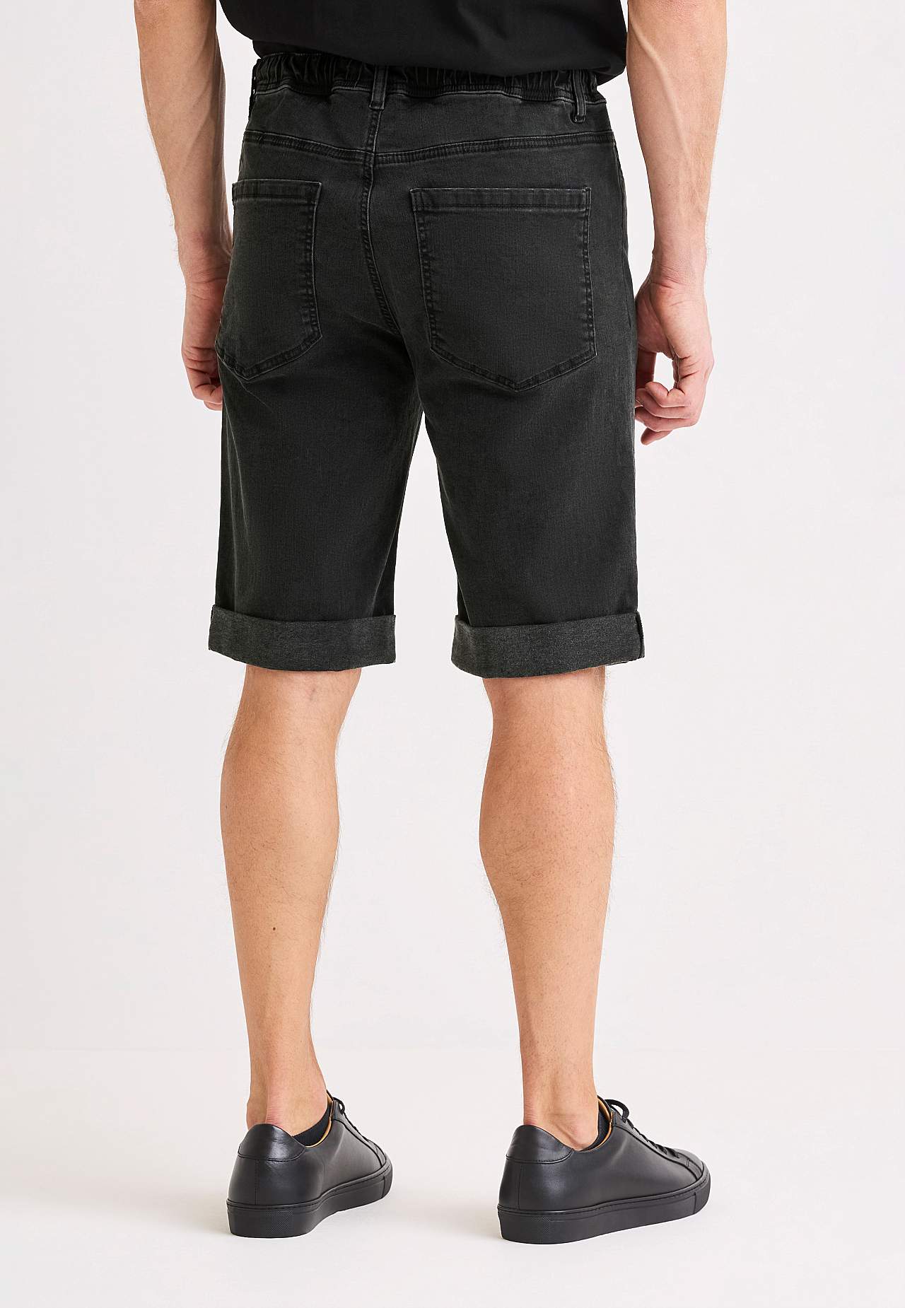 Joggershorts met elastisch taille
