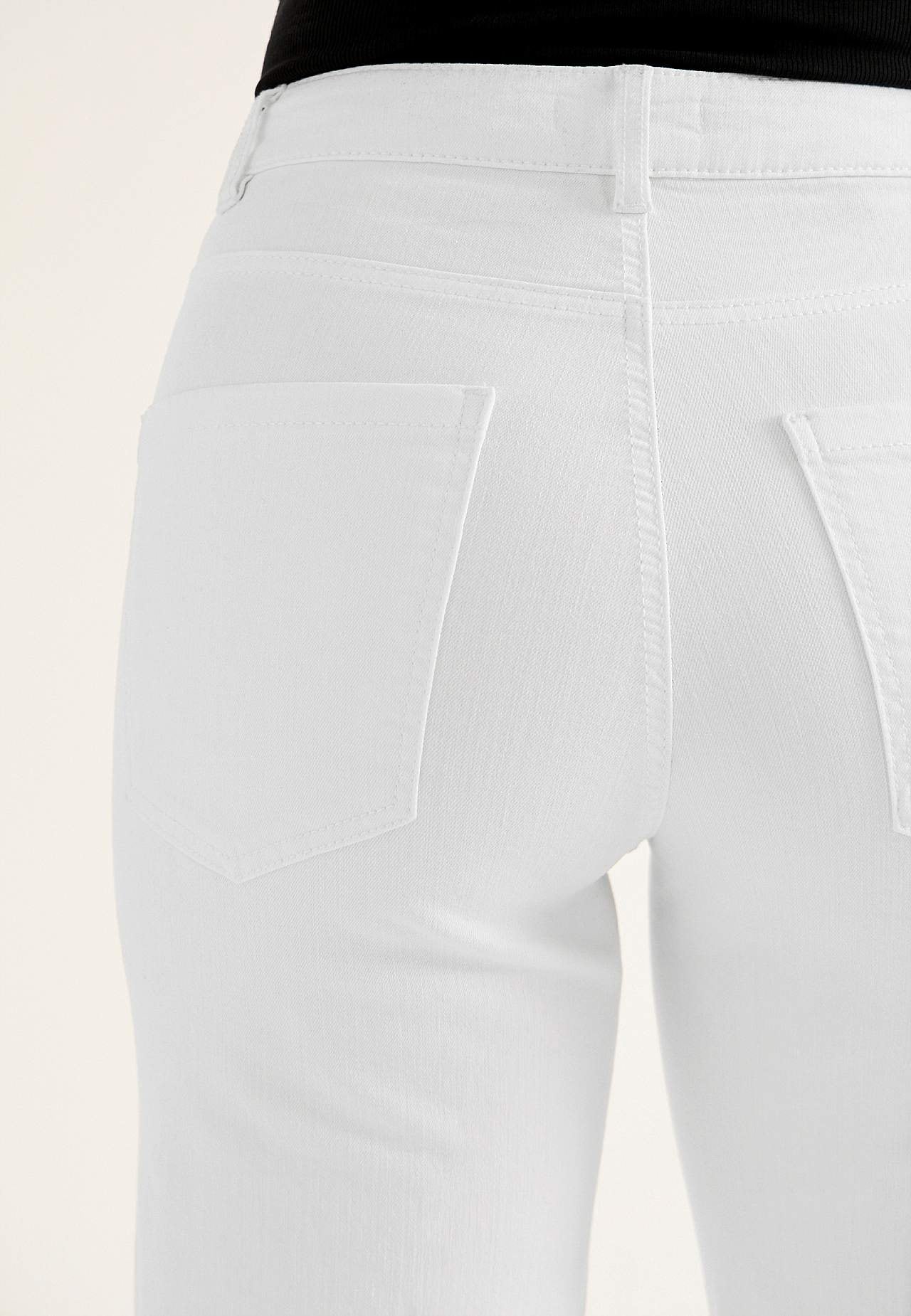 Wijde en lange spijkerbroek met hoog taille Renata