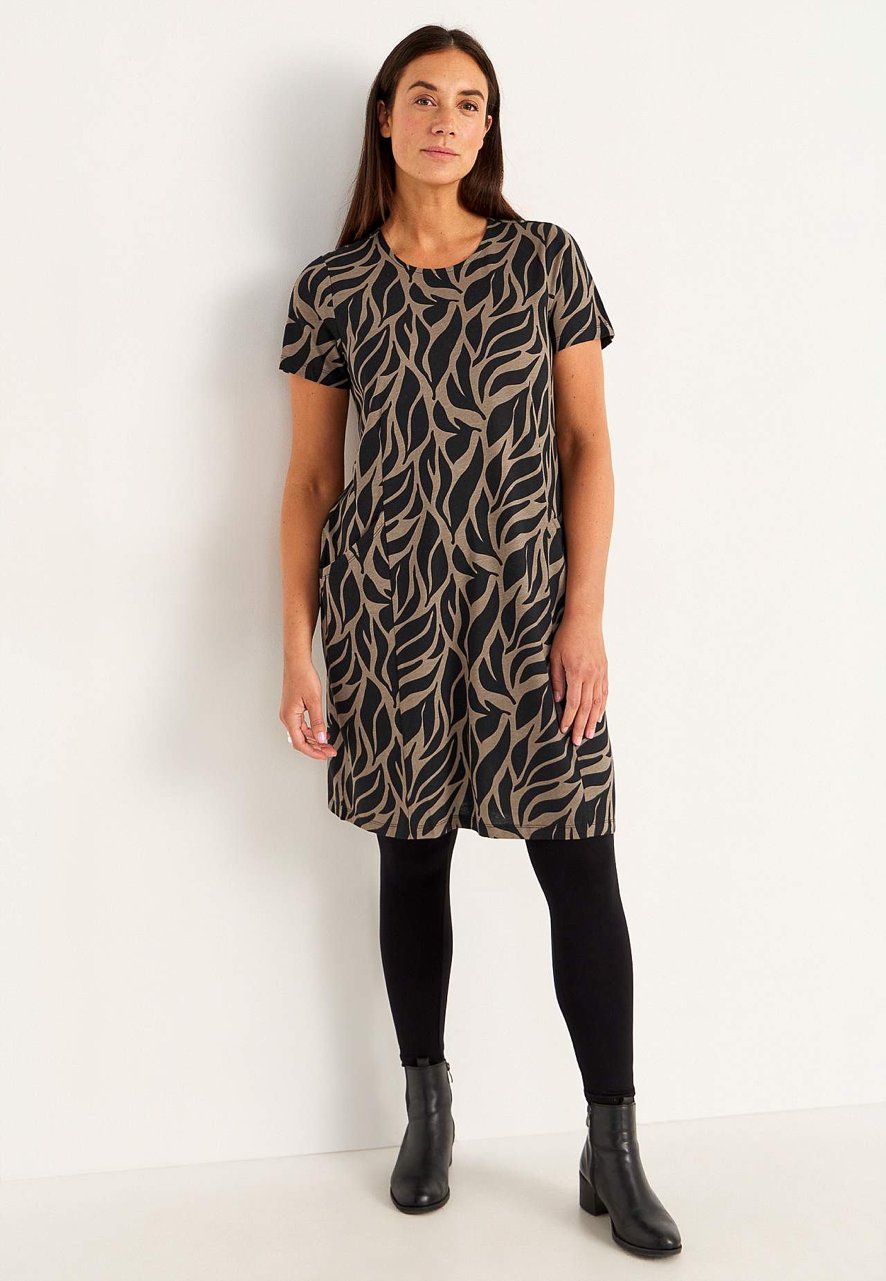 Jerseyjurk met zakken