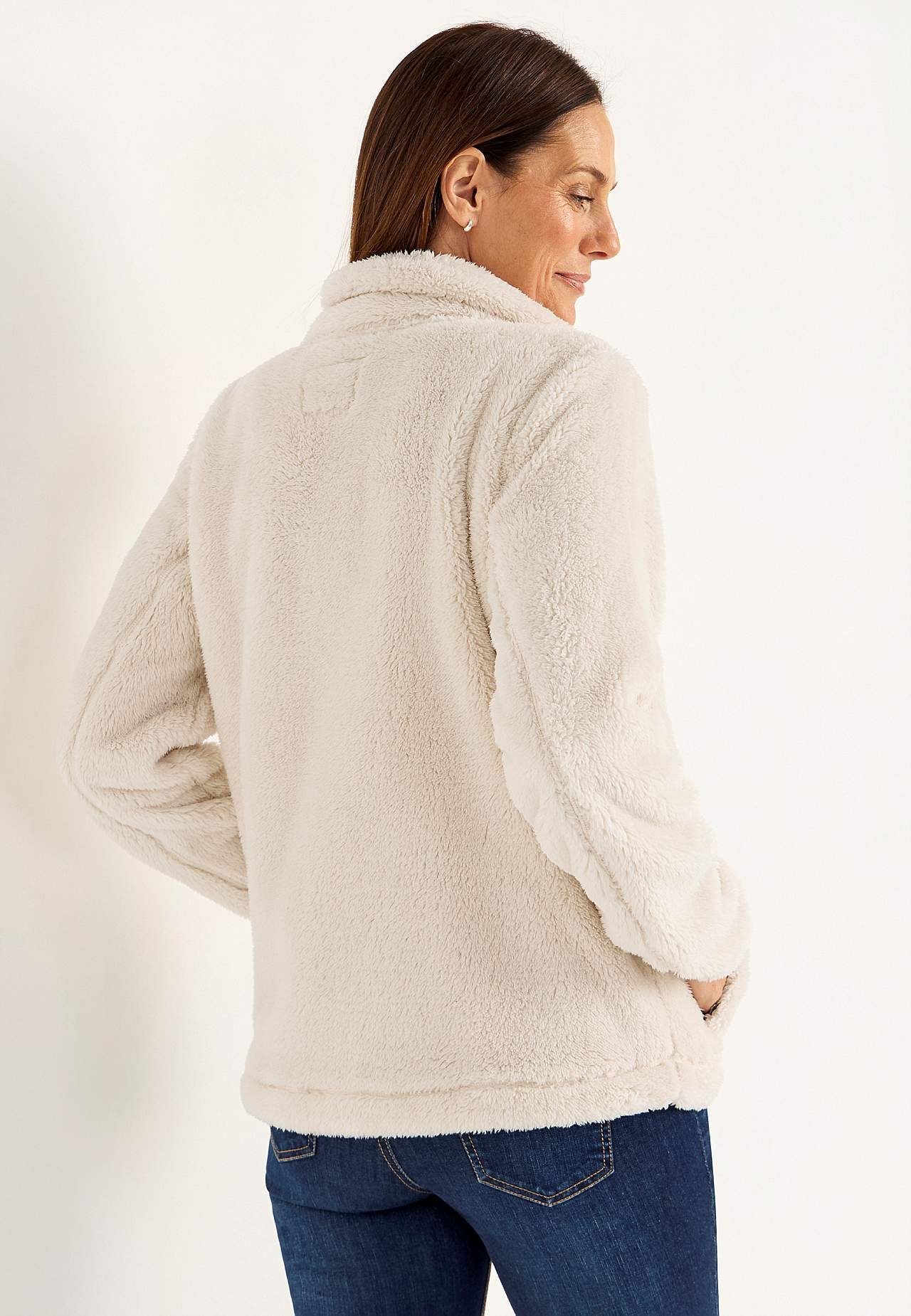 Super zachte fleece-jas