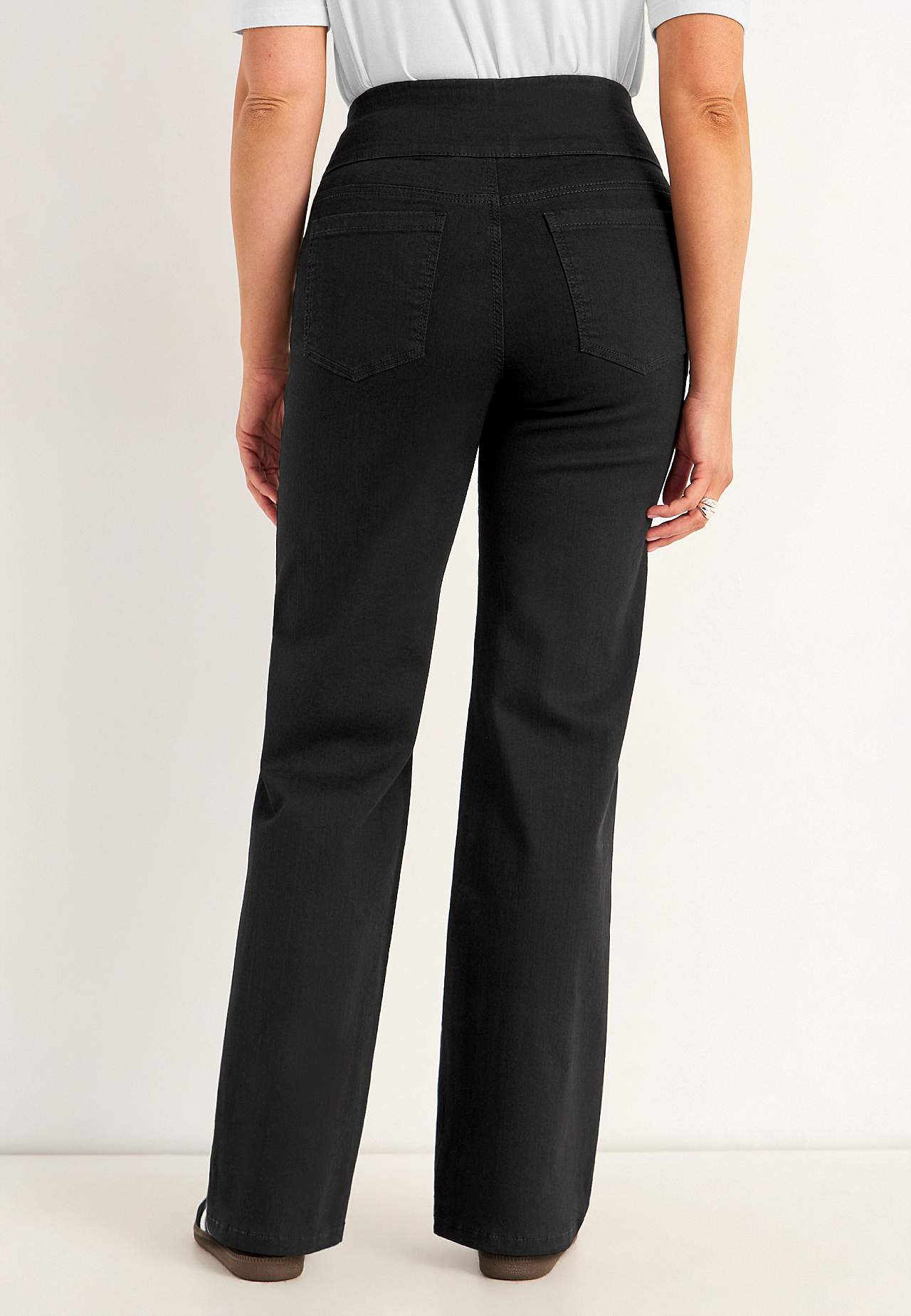 Spijkerbroek met hoge elastische taille Elisa