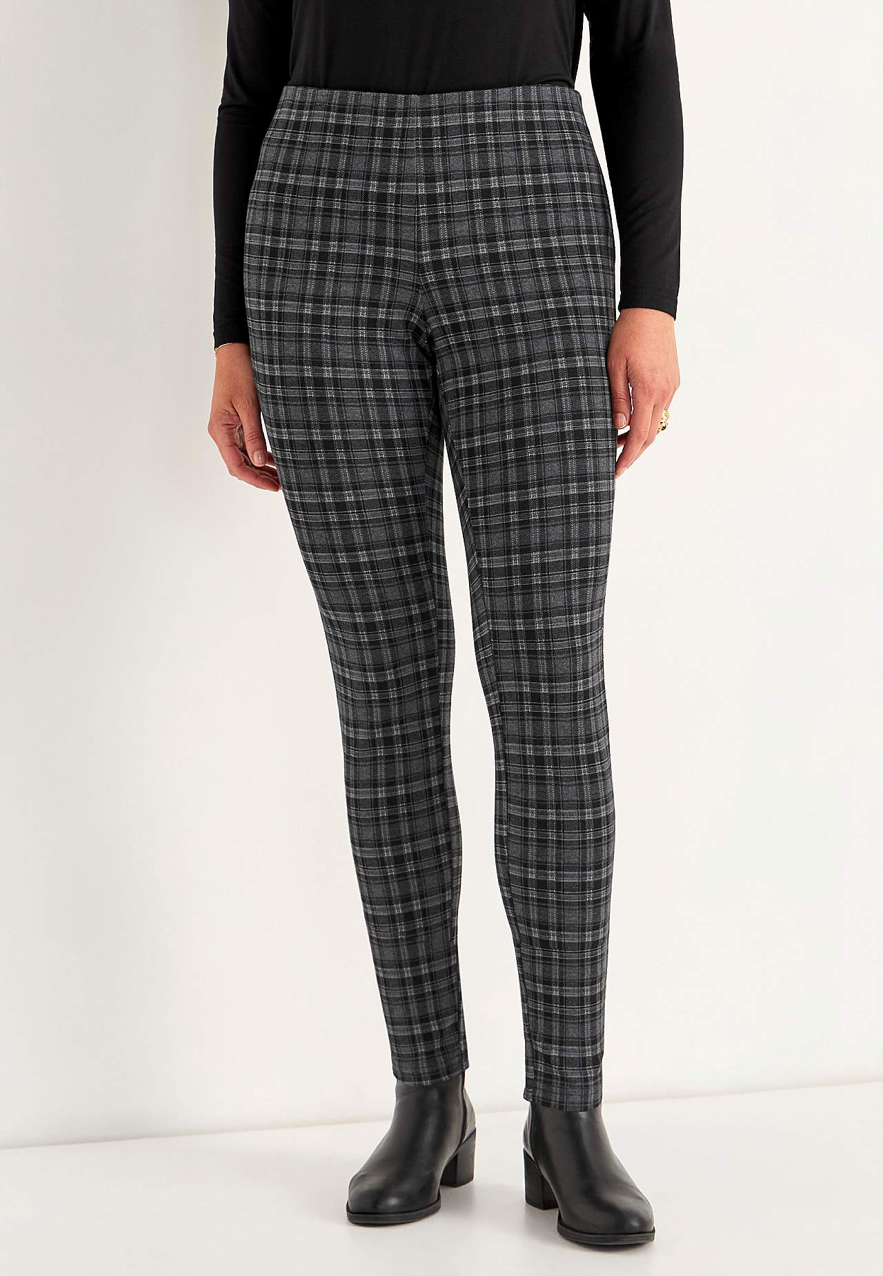 Legging met een jacquard patroon