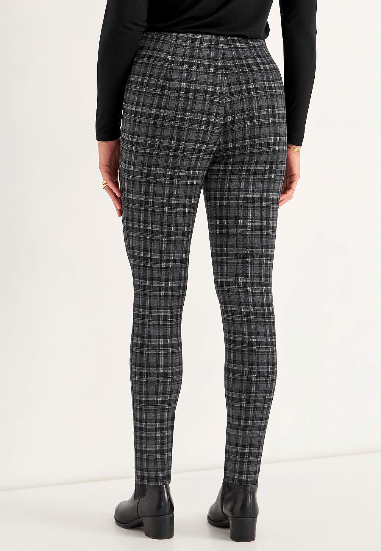 Legging met een jacquard patroon