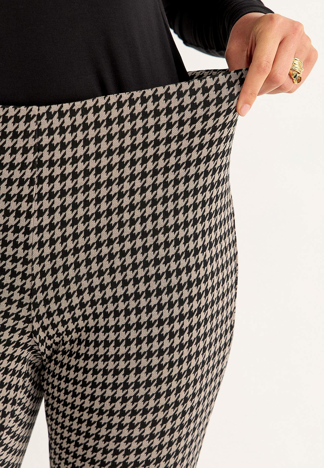 Legging met een jacquard patroon