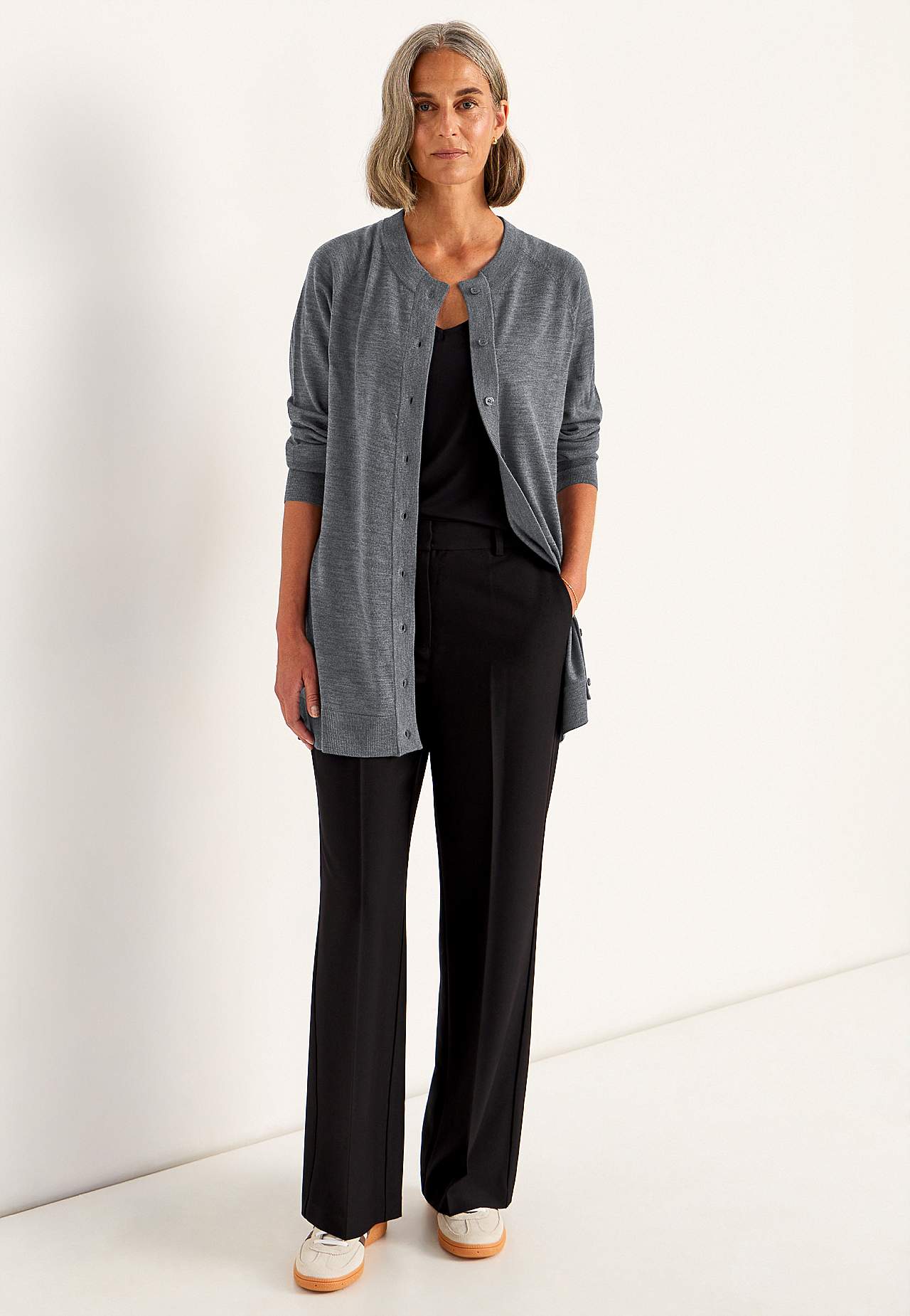 Cardigan Premium van merino wol