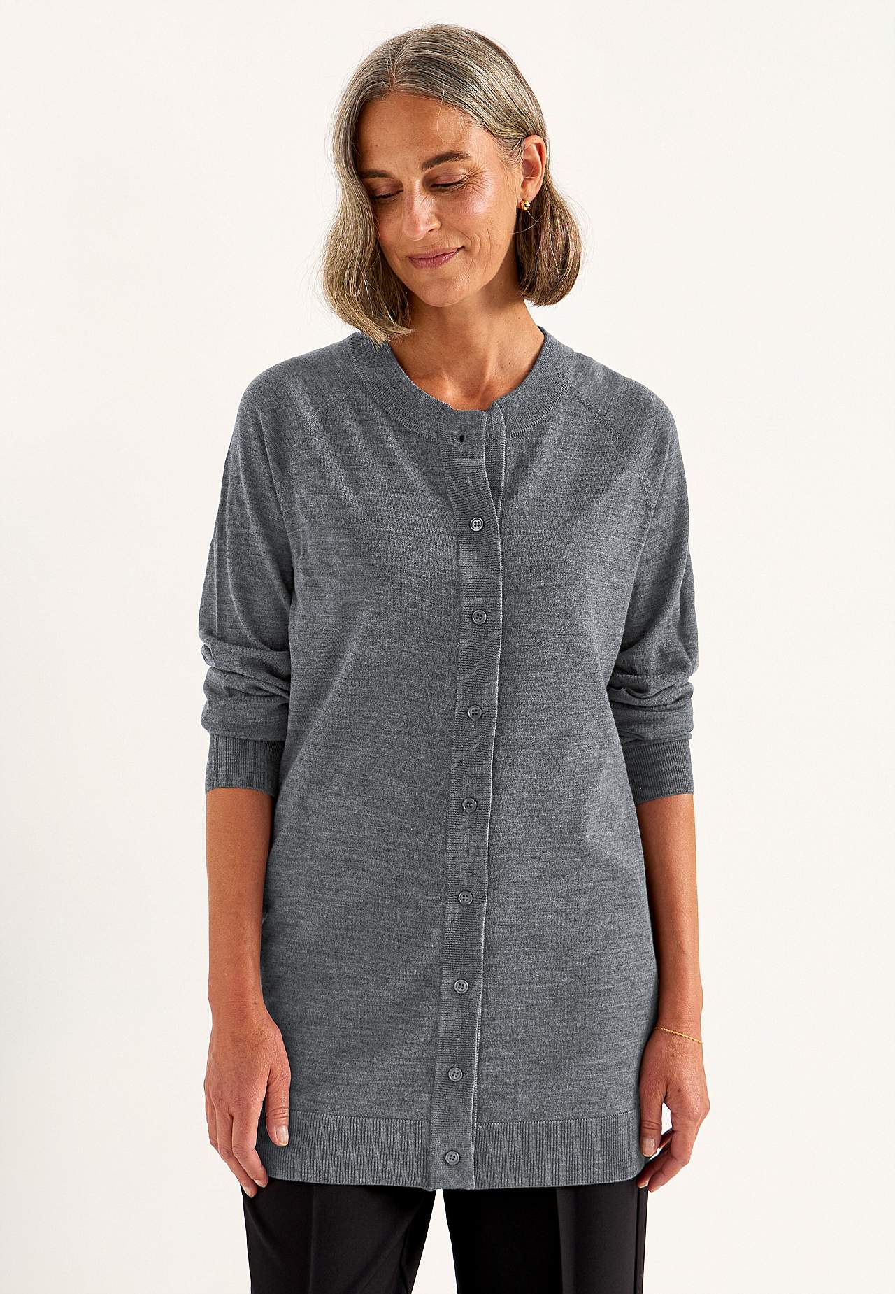 Cardigan Premium van merino wol