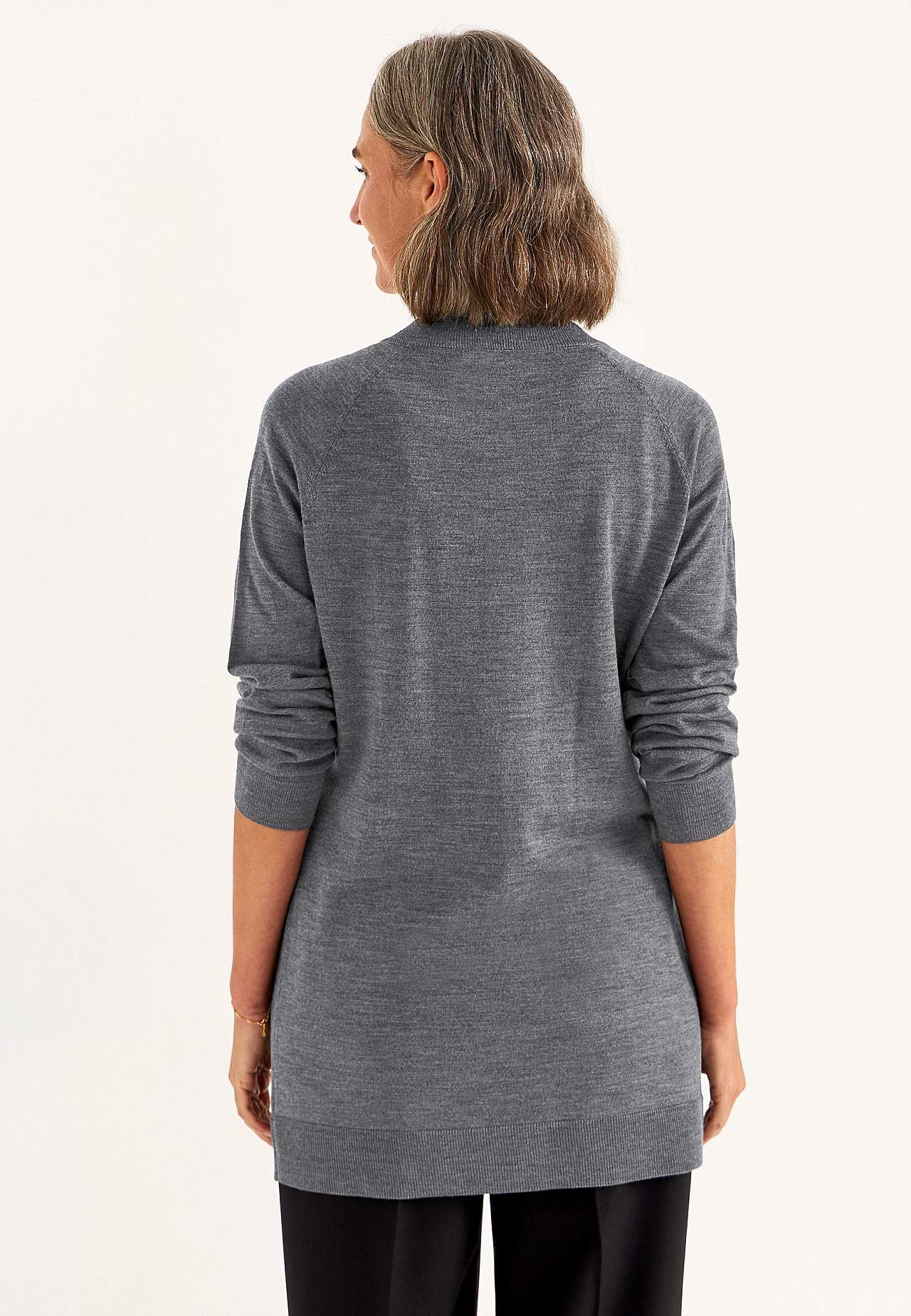 Cardigan Premium van merino wol