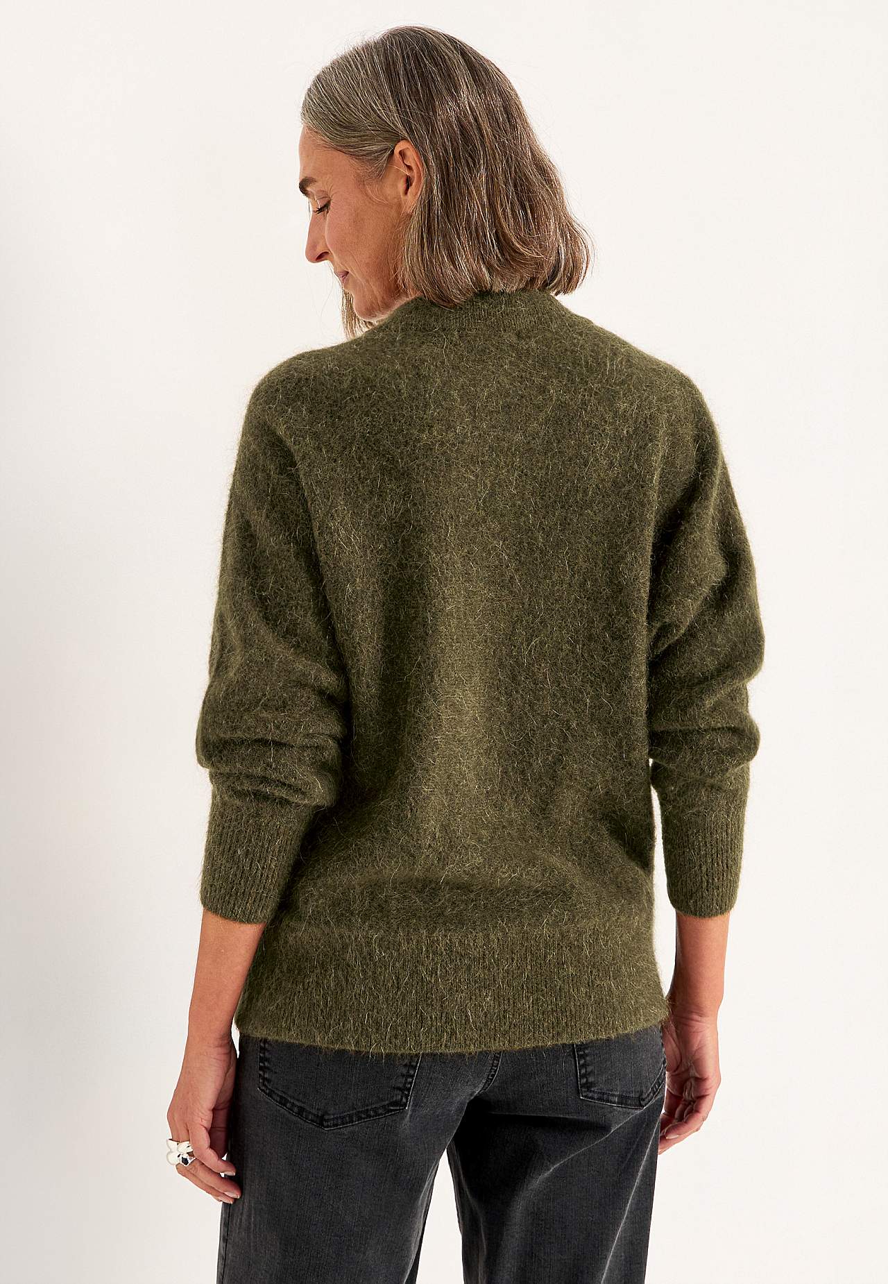 Cardigan Premium van mohair- en wolmix