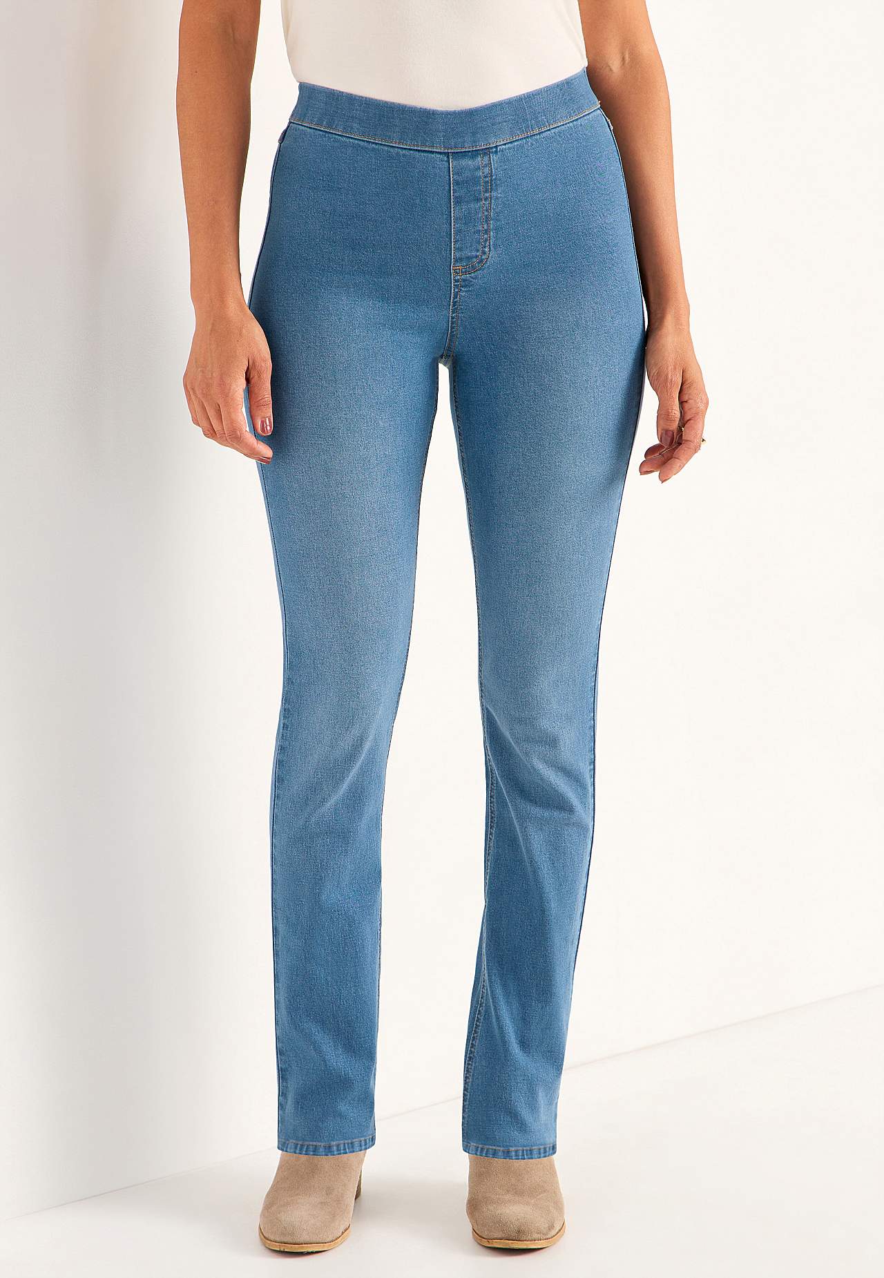 Elastische en smalle jeggings