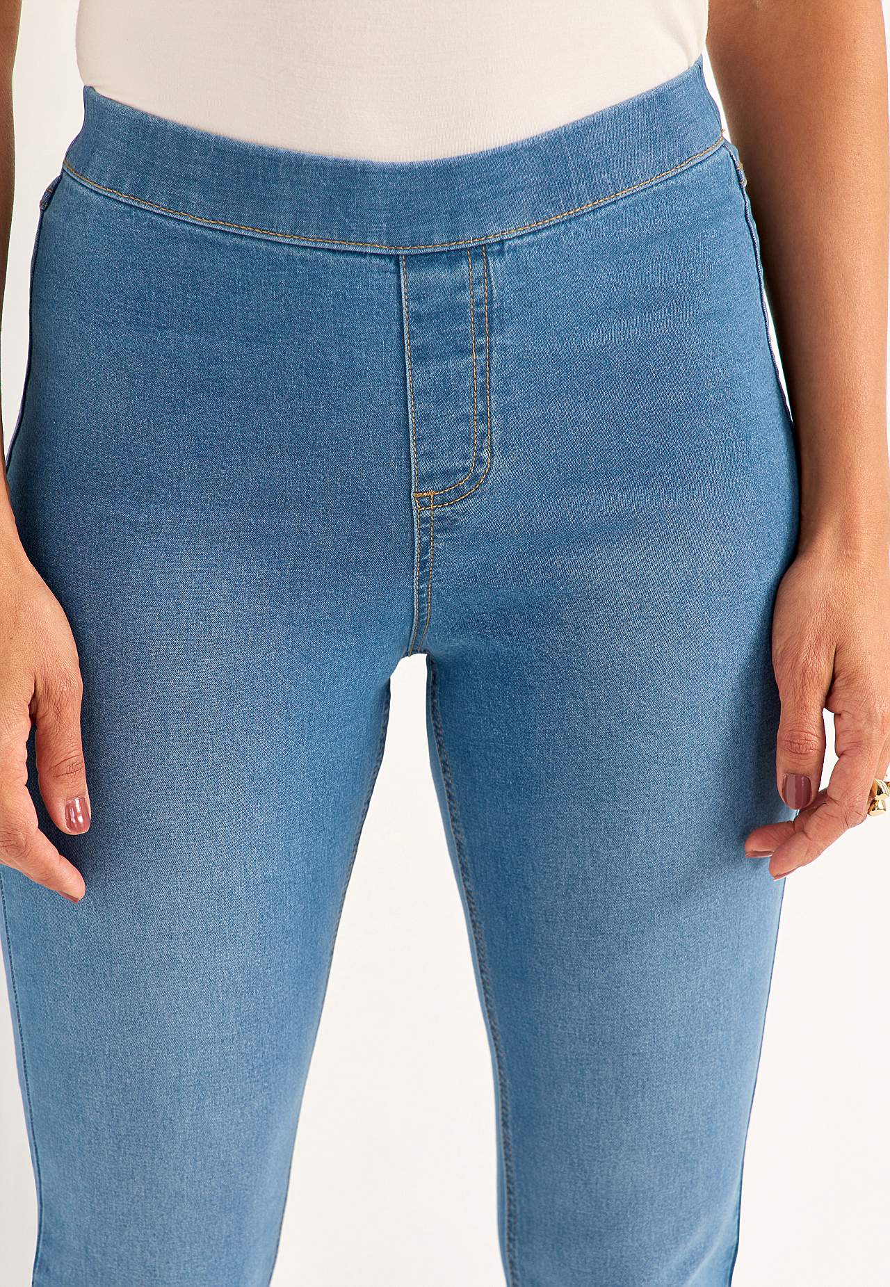 Elastische en smalle jeggings