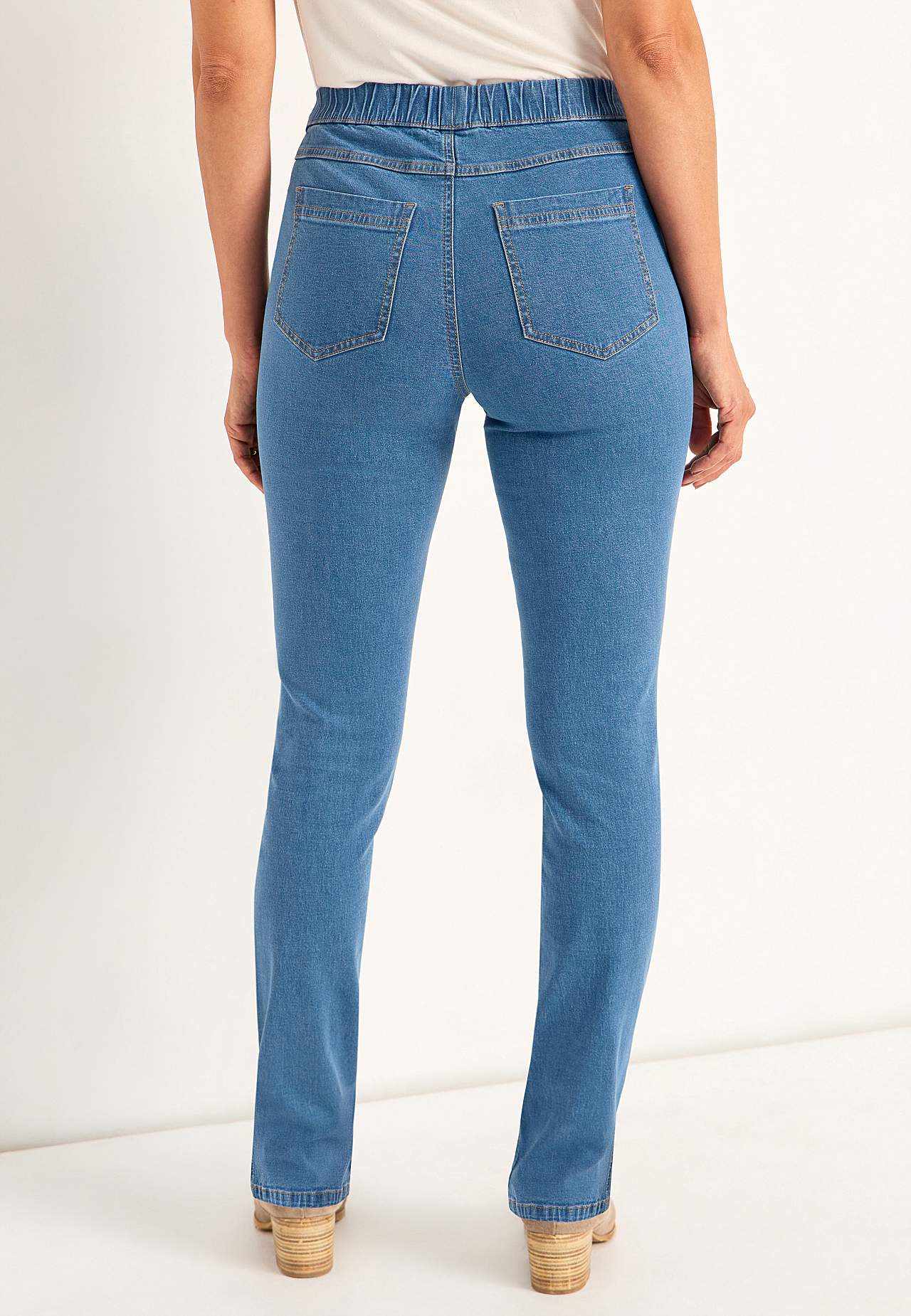 Elastische en smalle jeggings