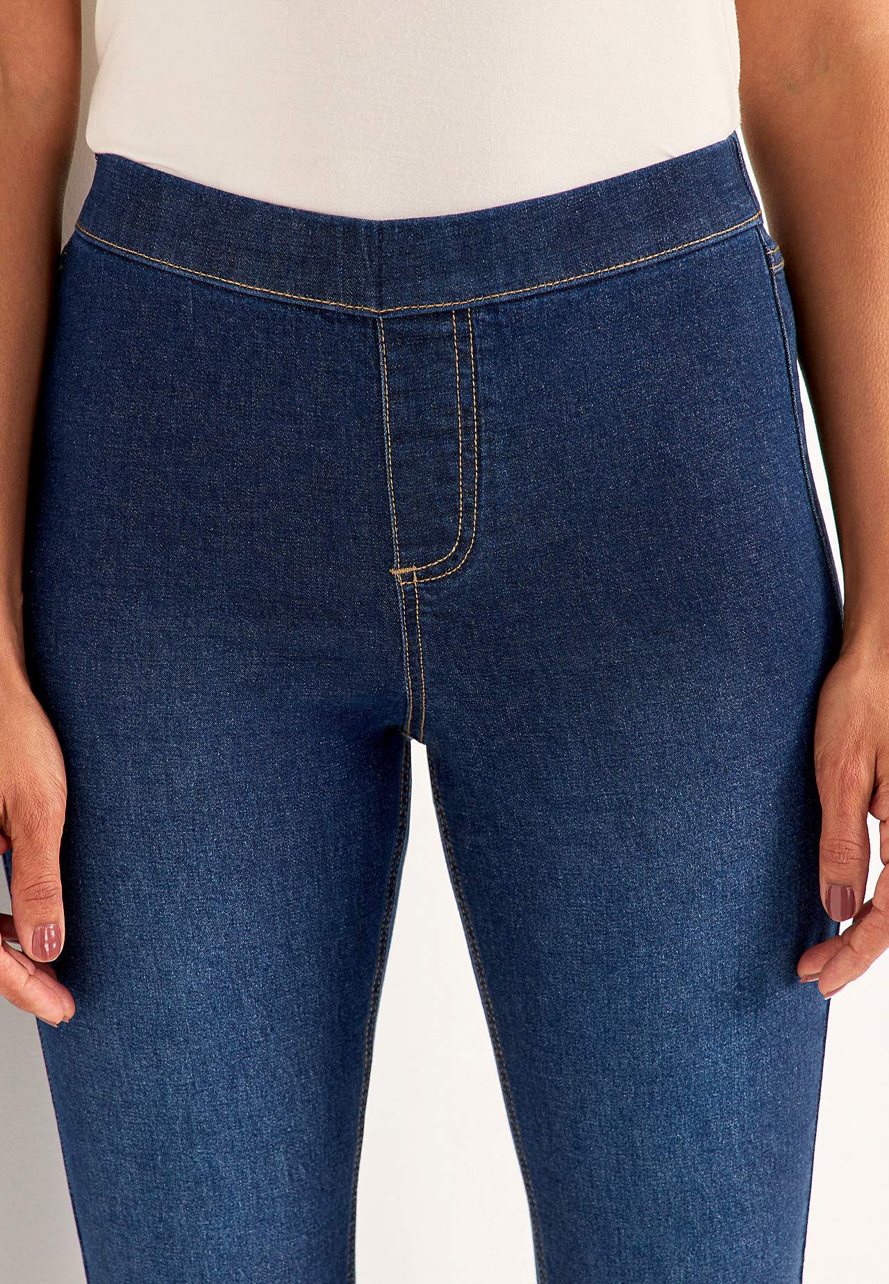 Elastische en smalle jeggings