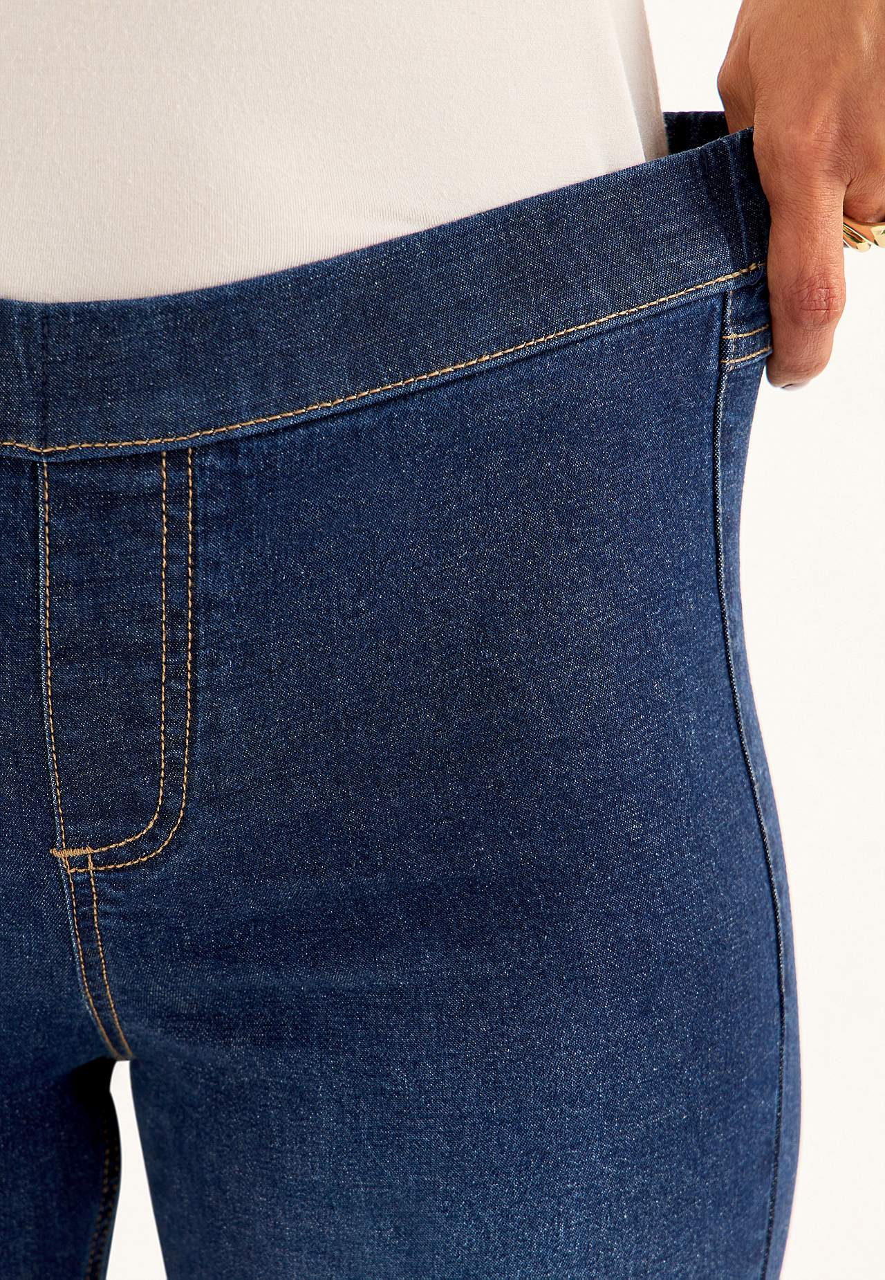 Elastische en smalle jeggings