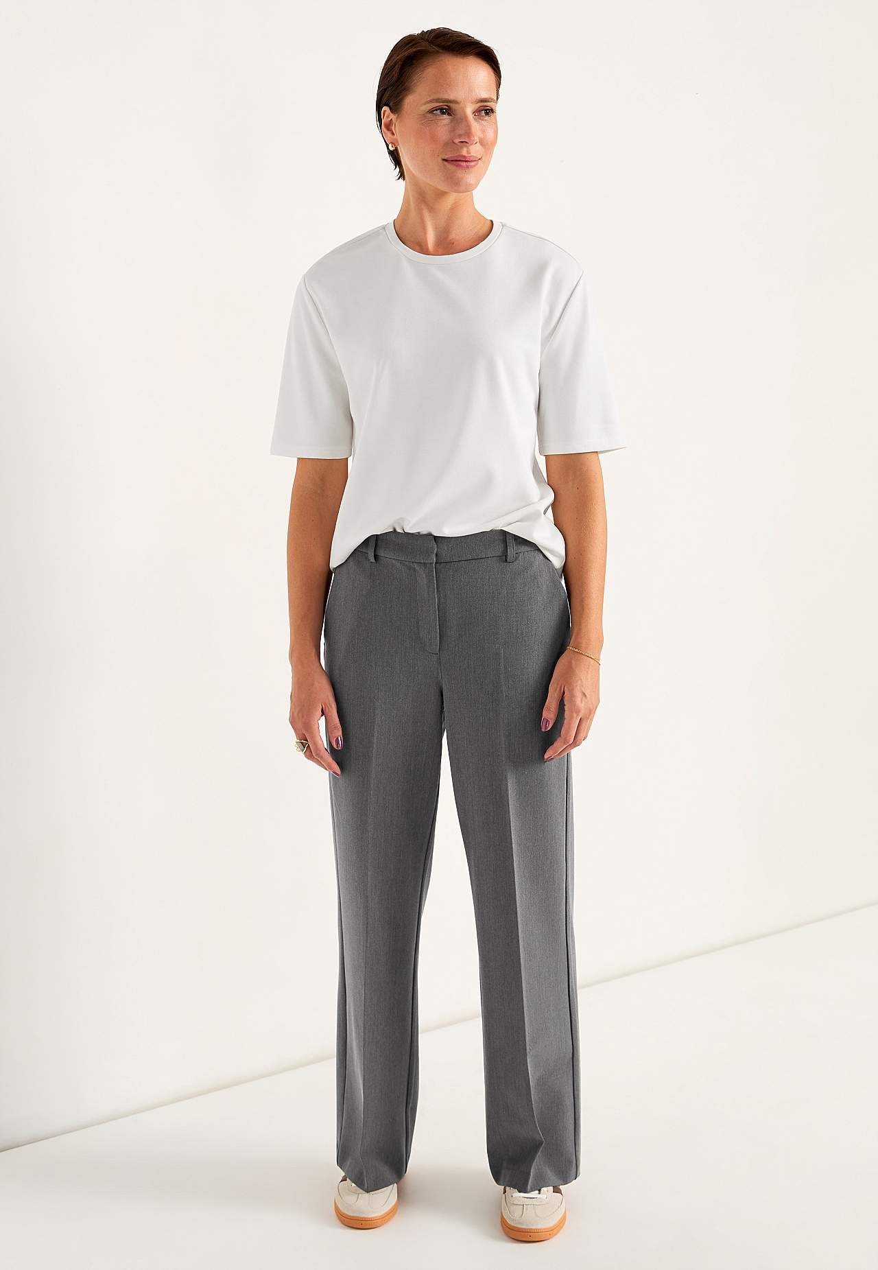 Pantalon met vouw Pia