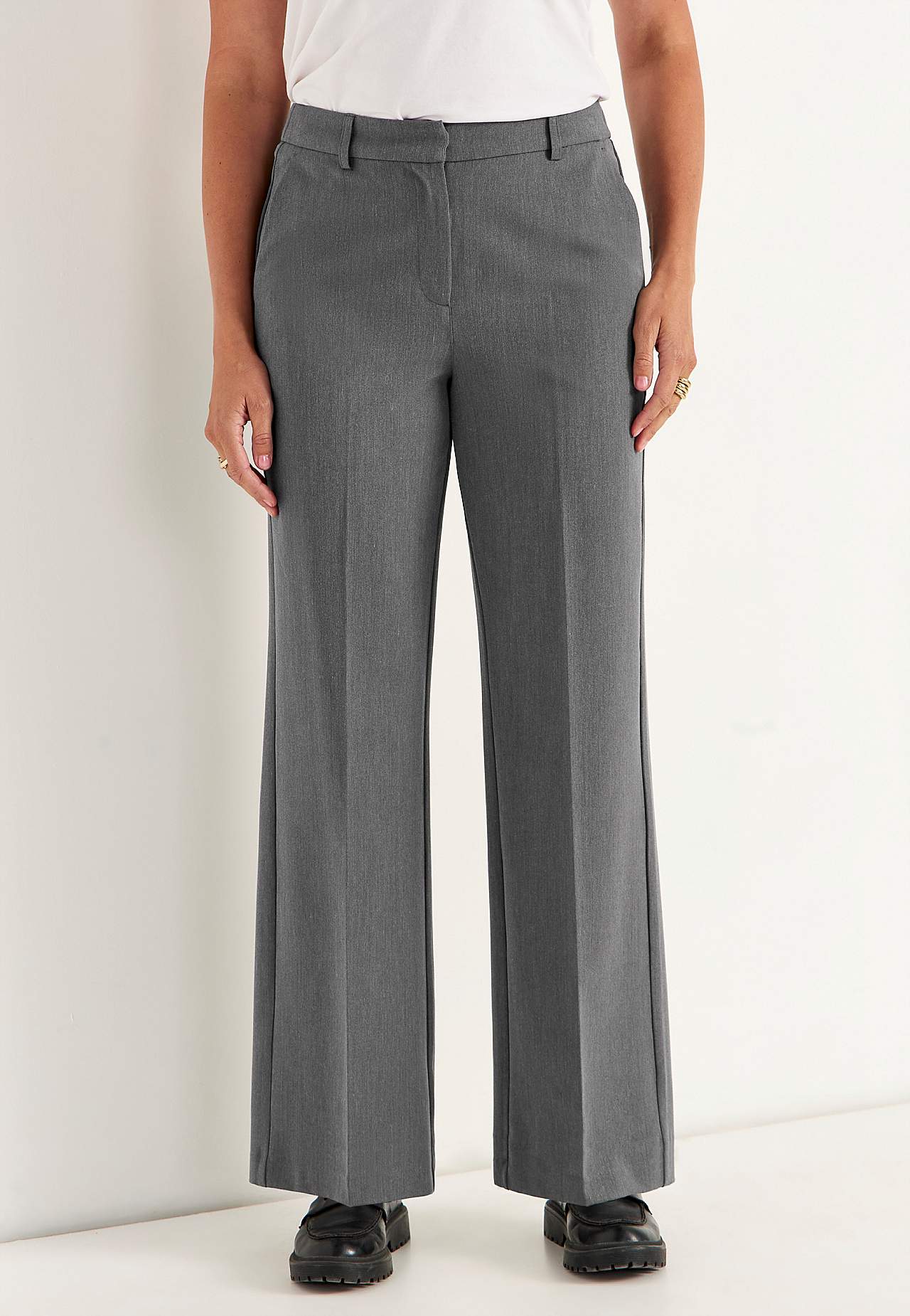 Pantalon met vouw Pia