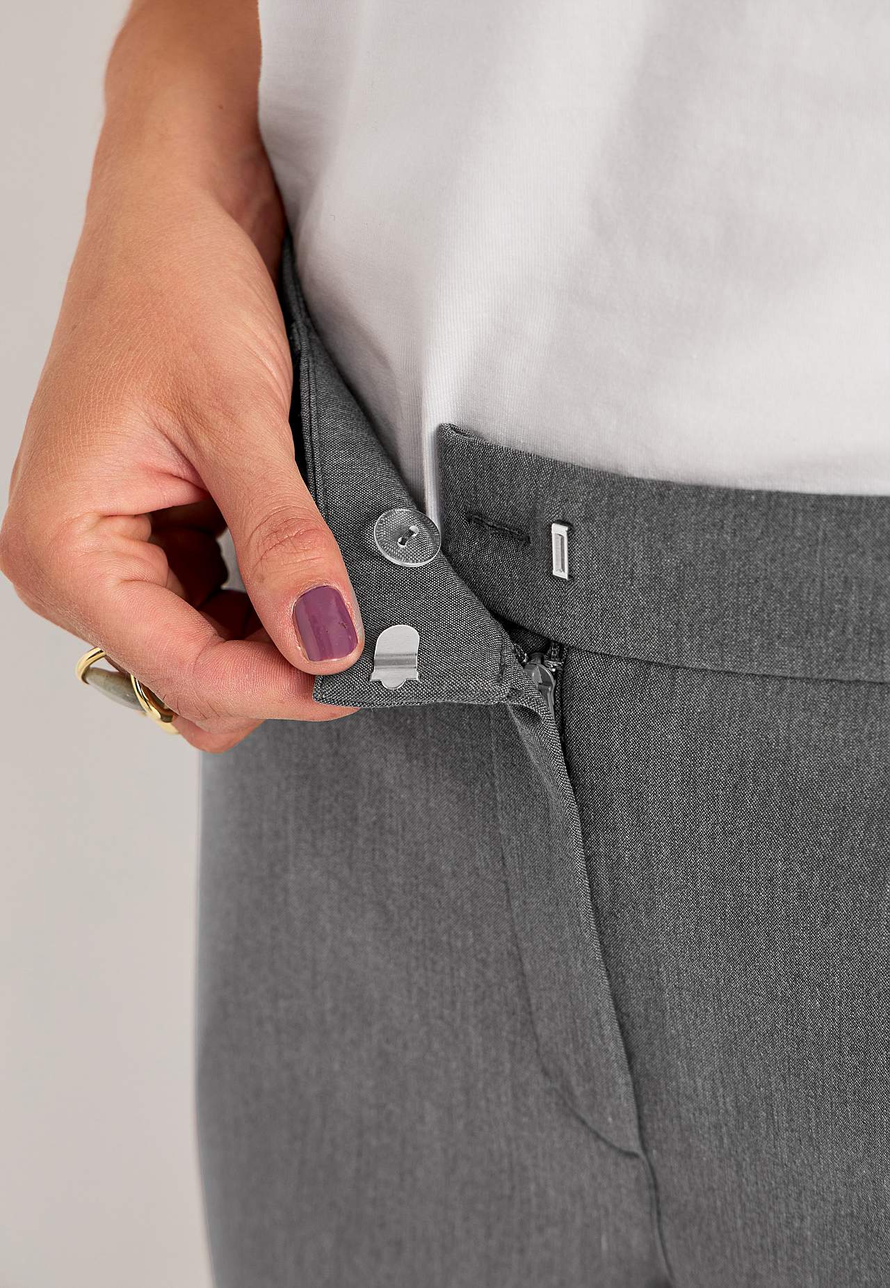 Pantalon met vouw Pia