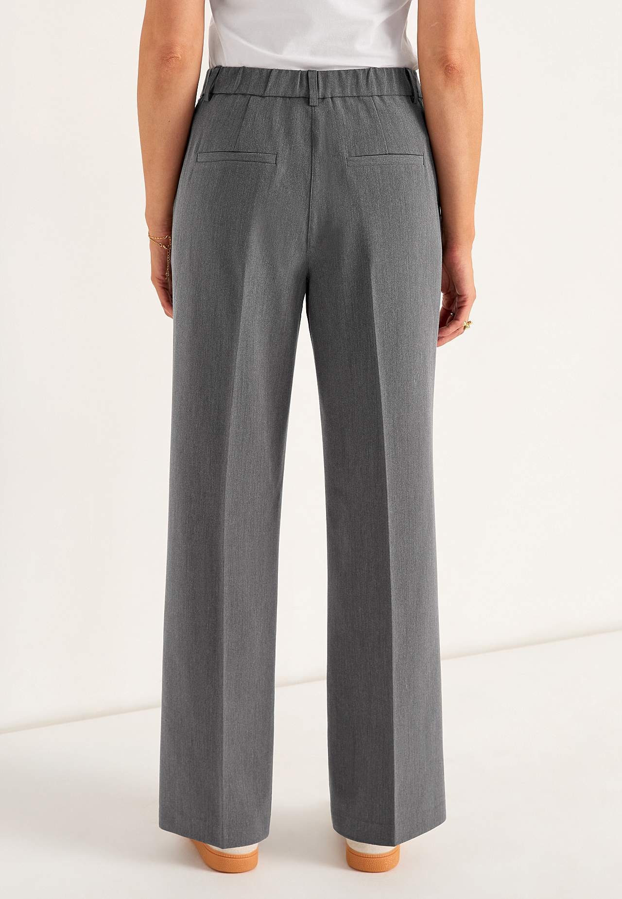 Pantalon met vouw Pia