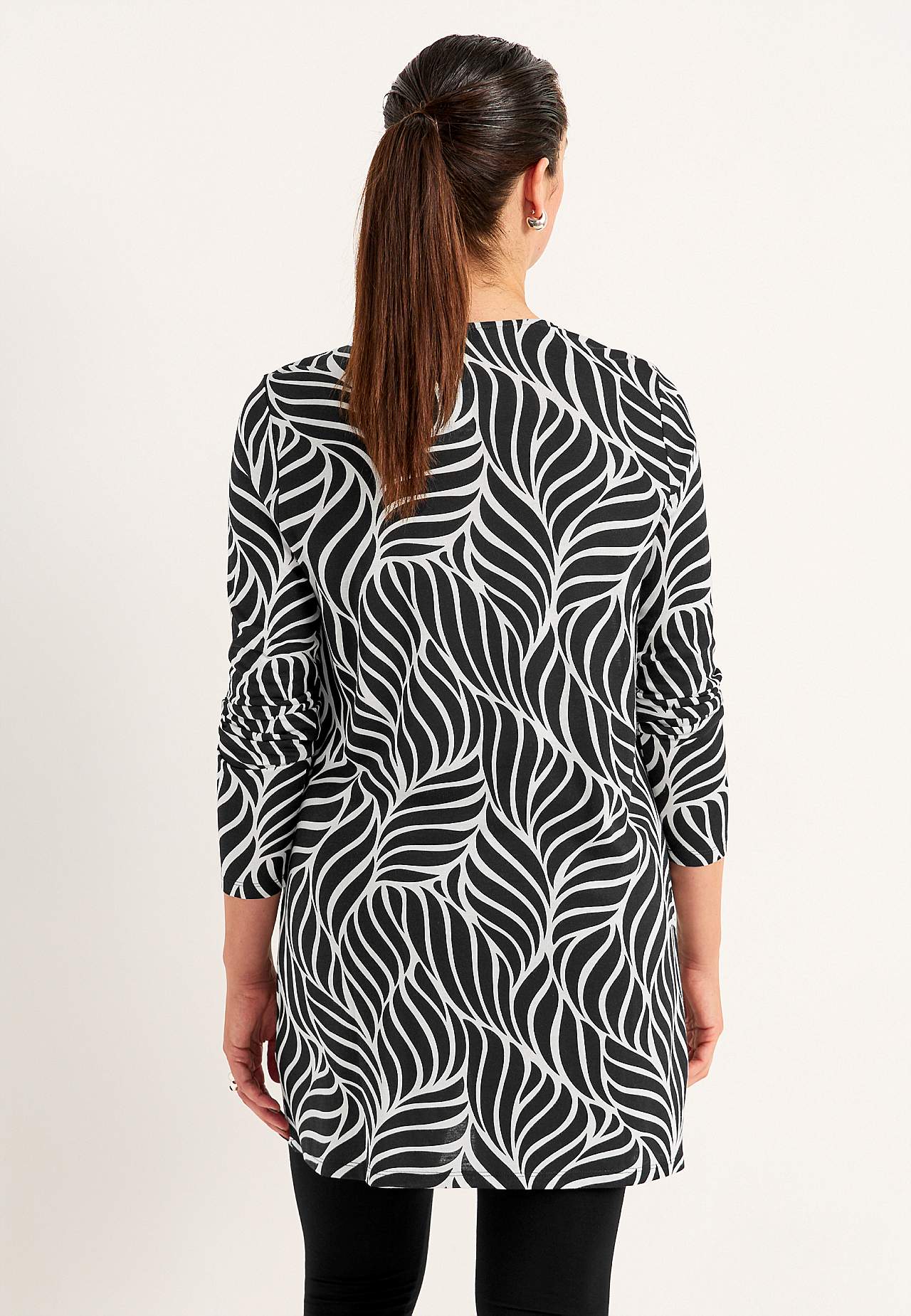 Jersey tuniek met zakken