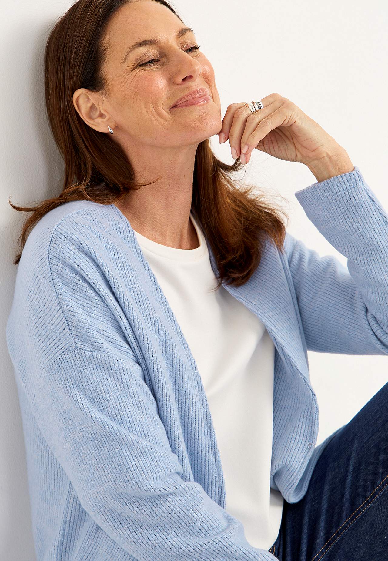 Super zachte cardigan met zakken