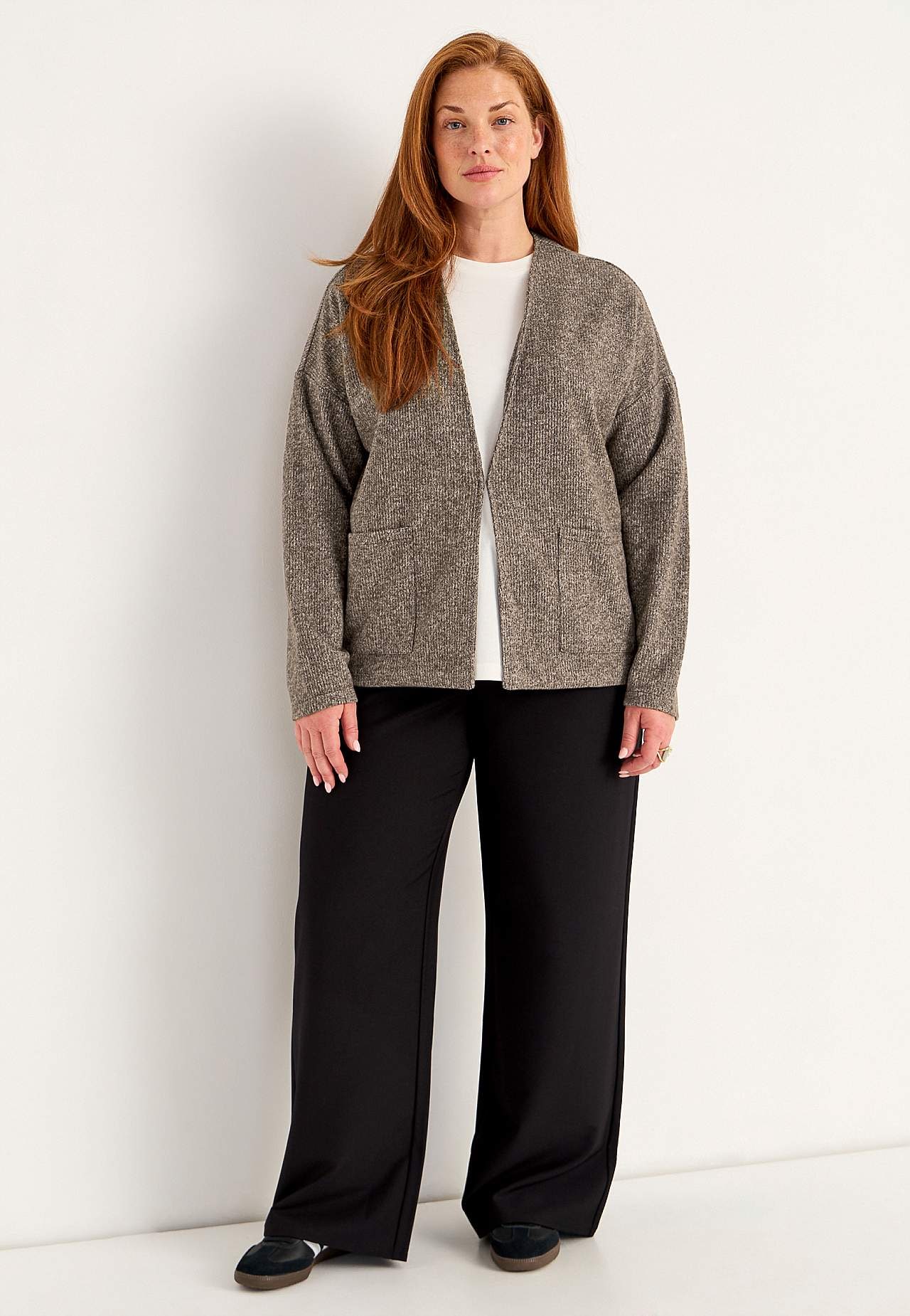 Super zachte cardigan met zakken