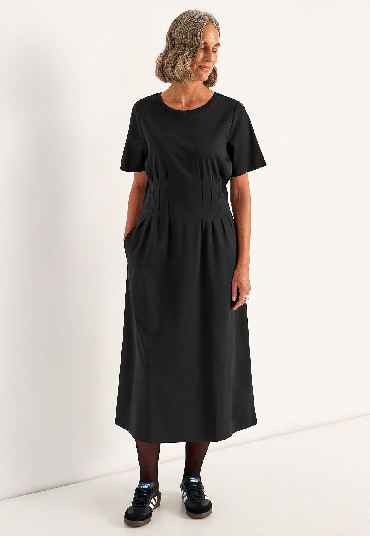 Elastische Premium jerseyjurk
