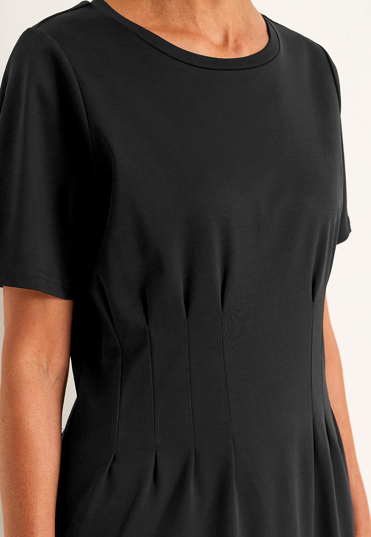 Elastische Premium jerseyjurk