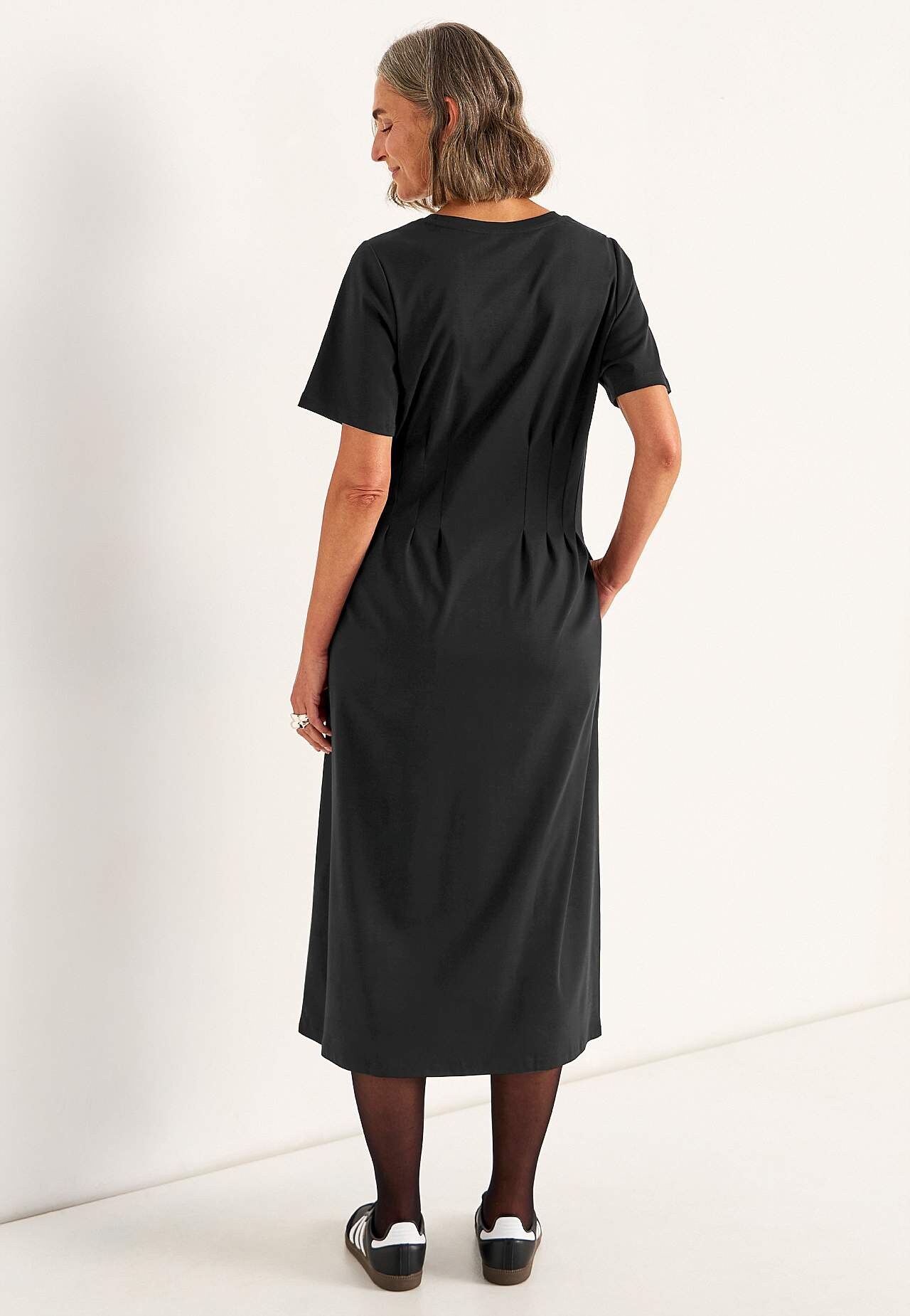 Elastische Premium jerseyjurk