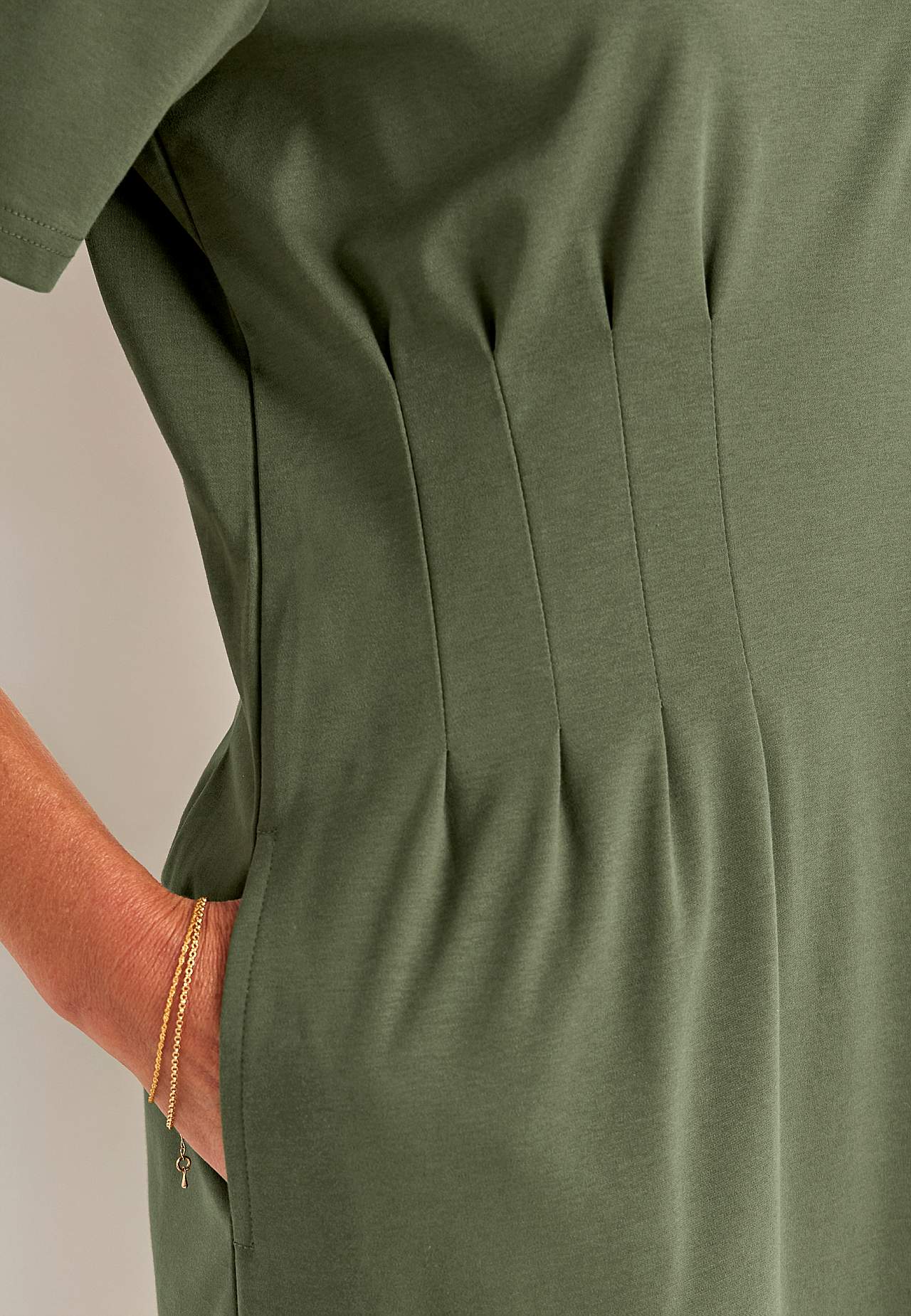 Elastische Premium jerseyjurk
