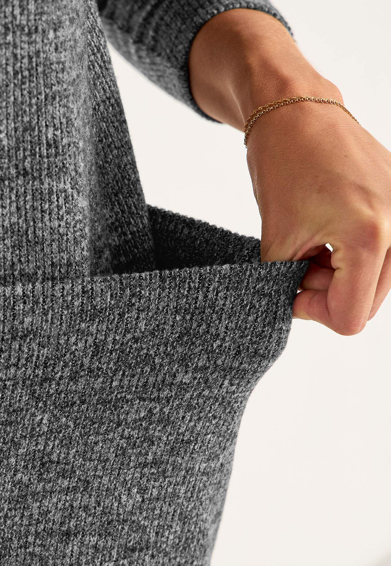 Super zachte rok met spleet