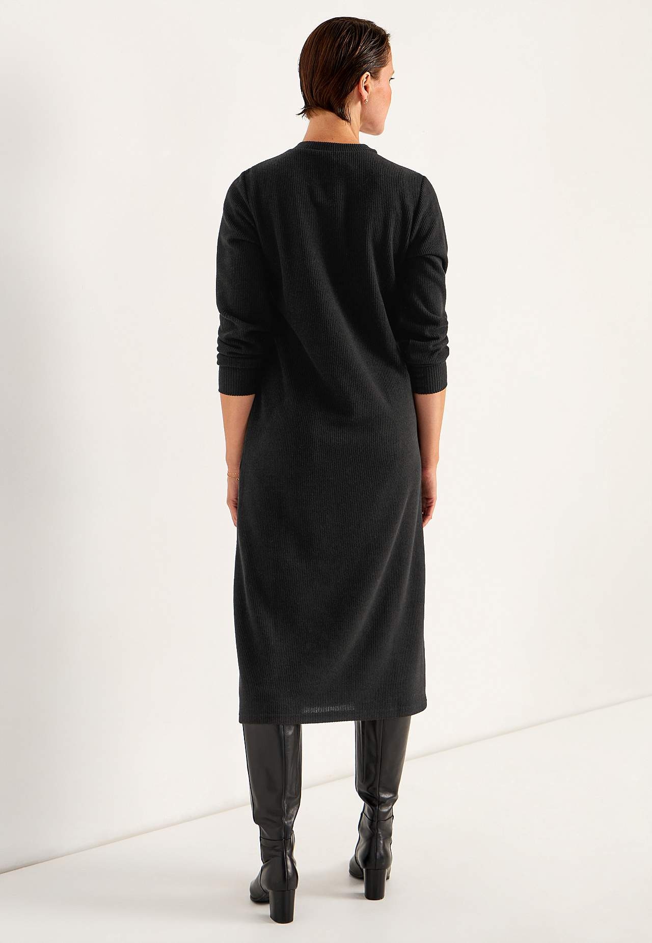 Super zachte jurk met zakken