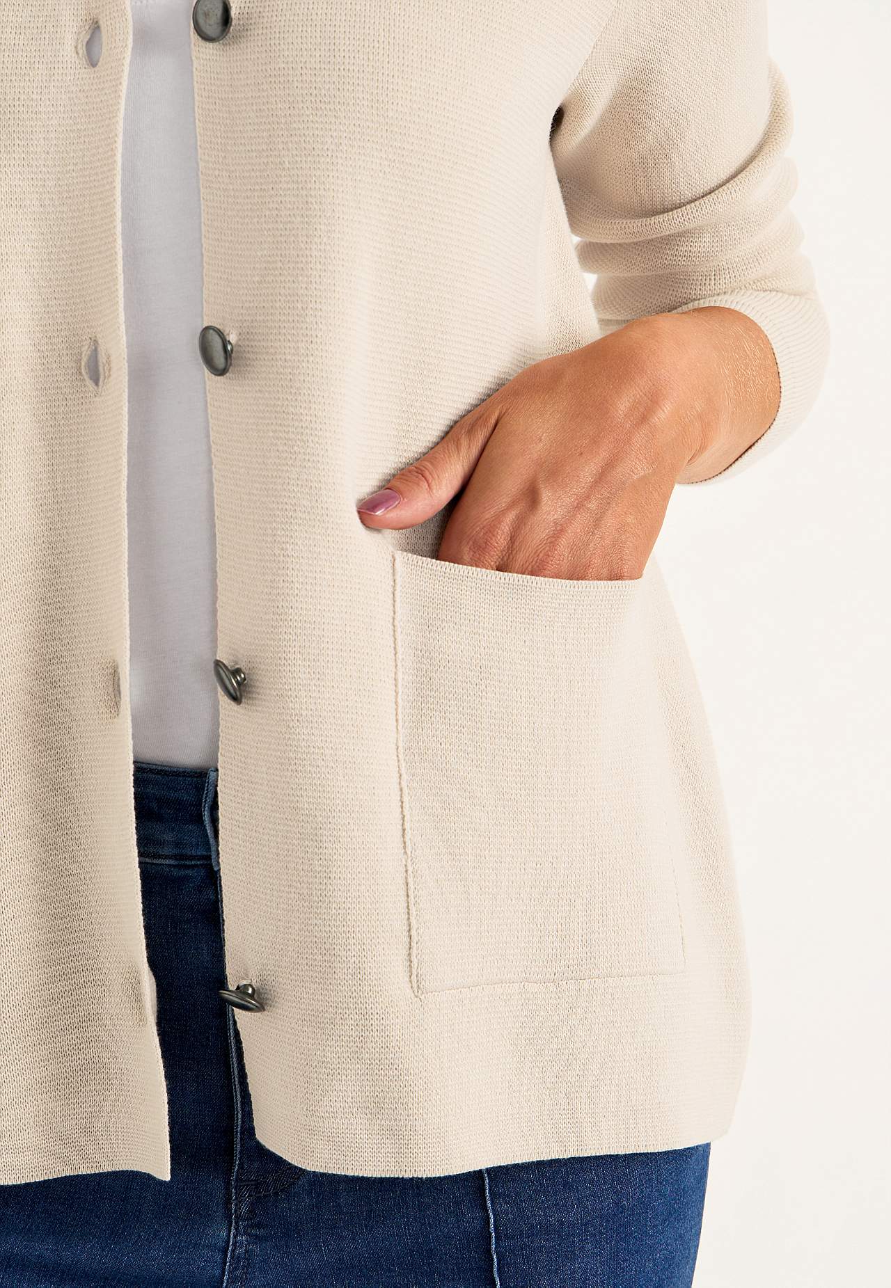Cardigan met knoppen