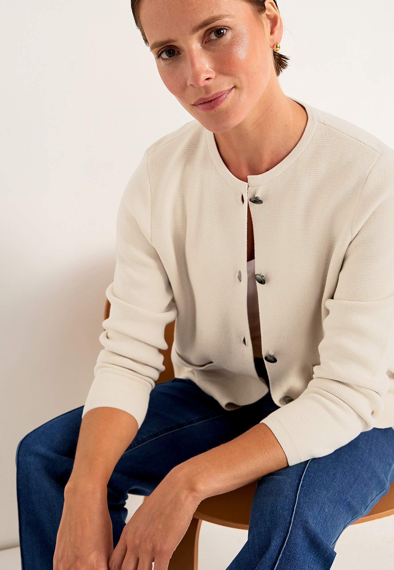 Cardigan met knoppen