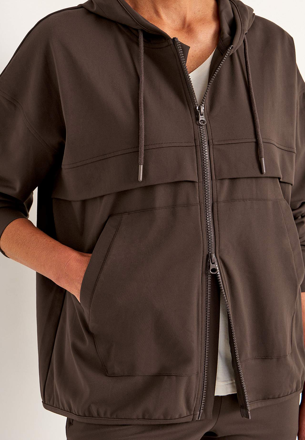 Diverse jas met capuchon Daria