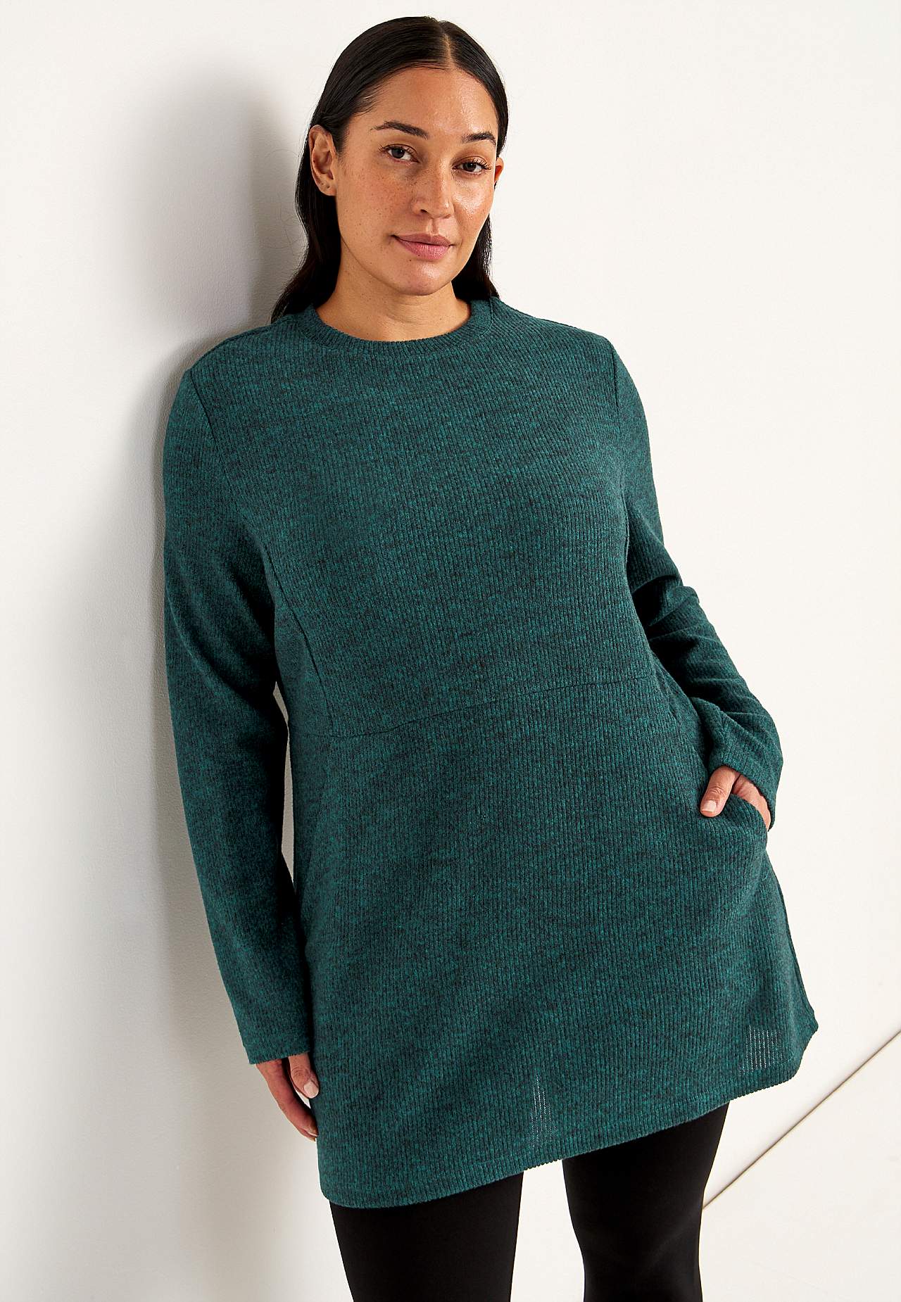 Super zachte tuniek met zakken Beata