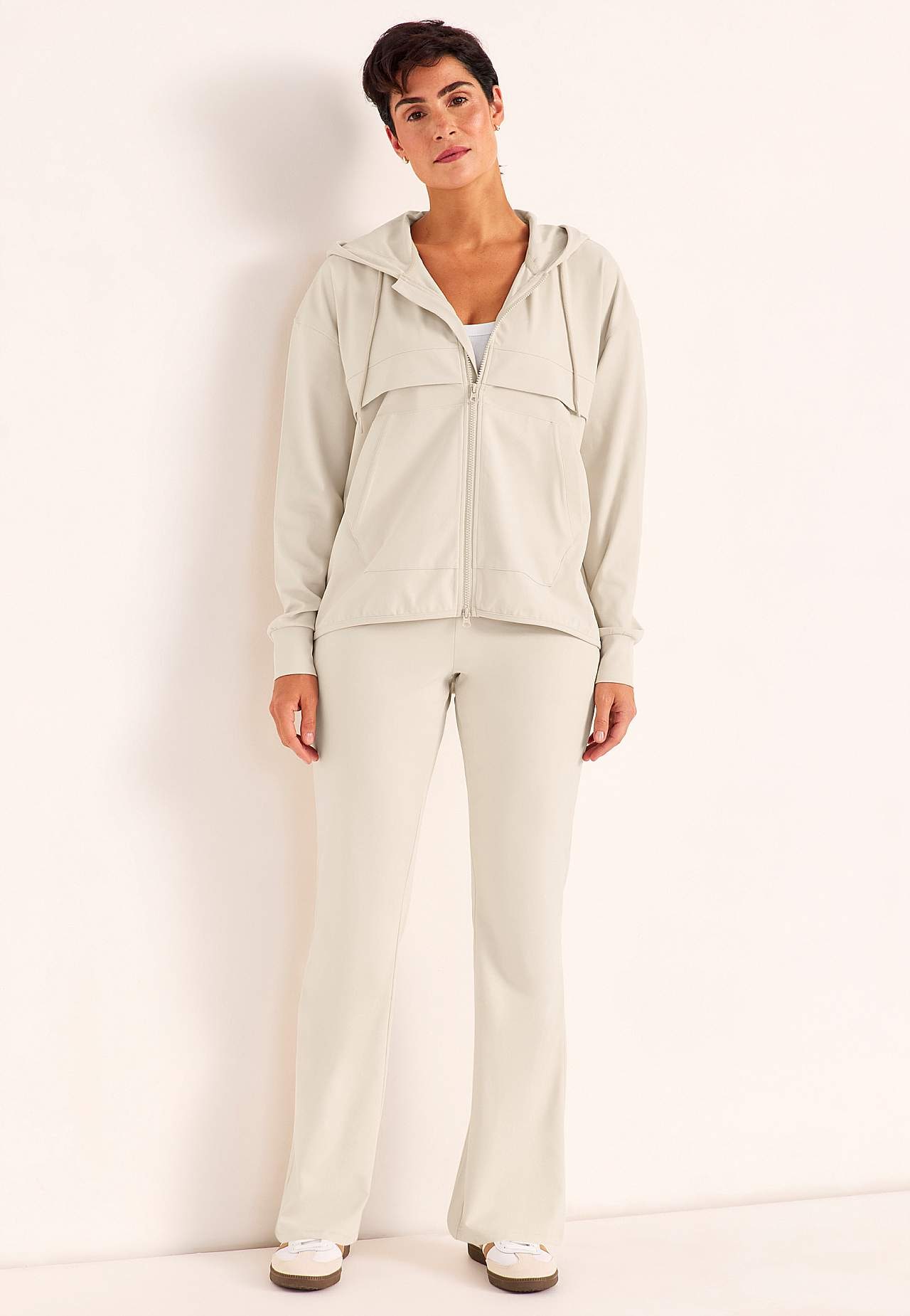 Diverse en bootcut jersey broek Daria