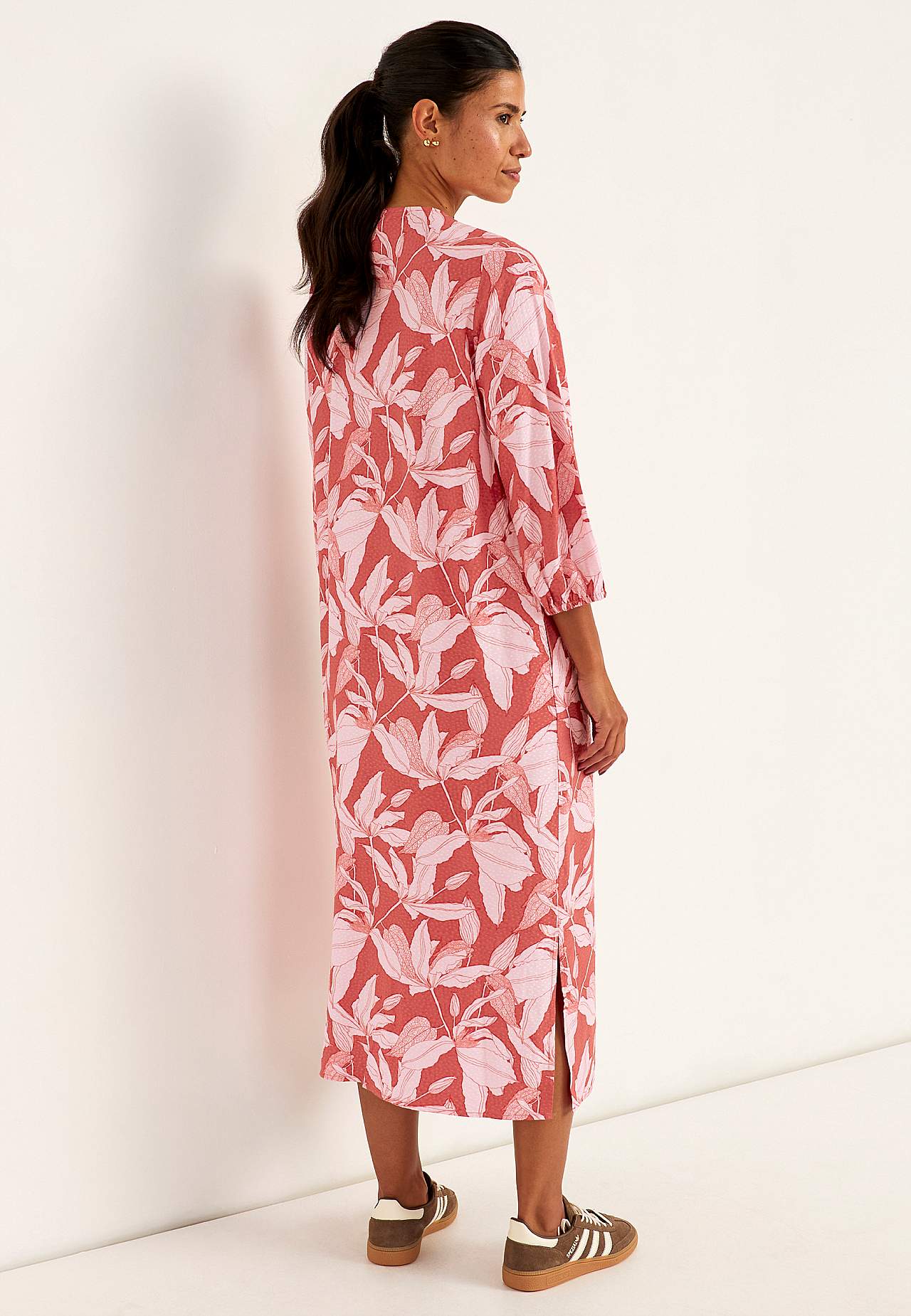 Gevlochten jurk met zakken