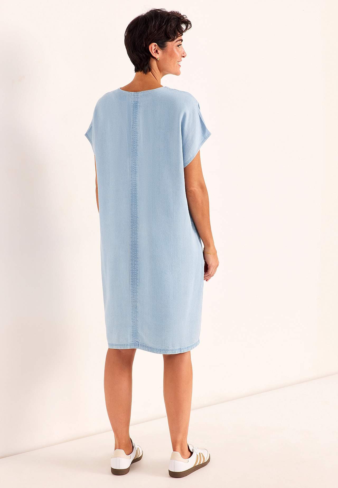 Ultra-zachte Premium denim jurk