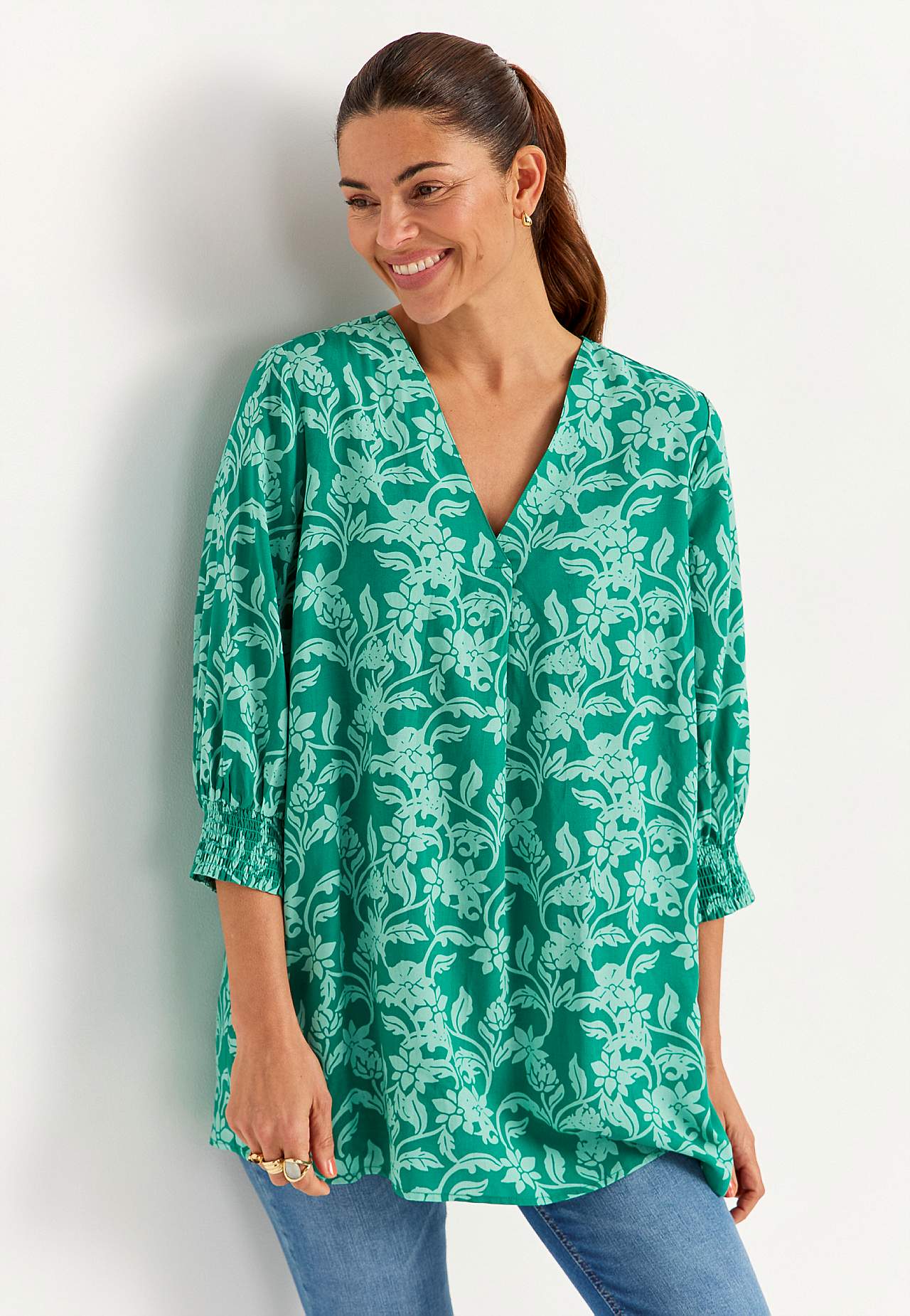 Patroonvormige tuniek