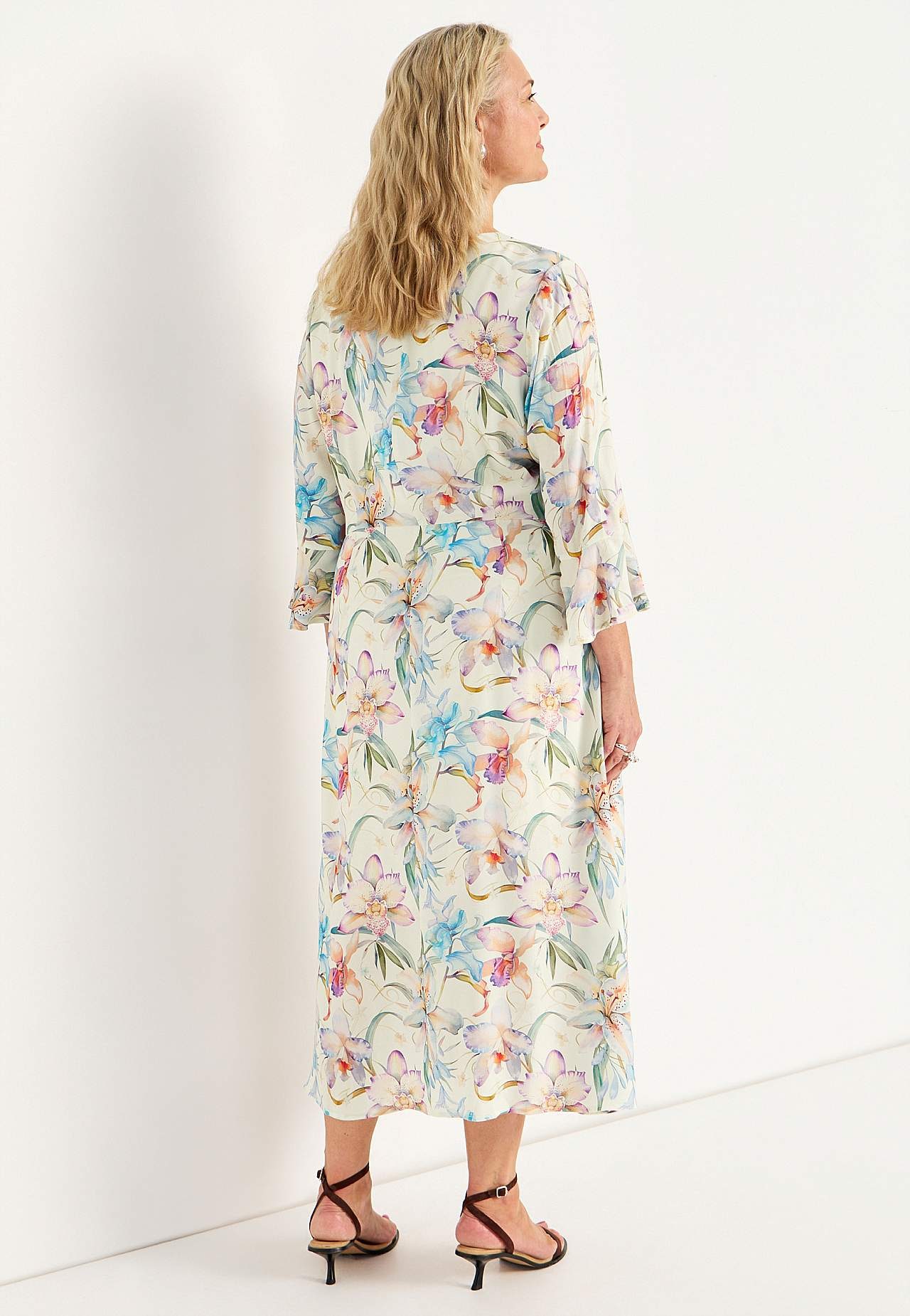 Jurk met strook mouw