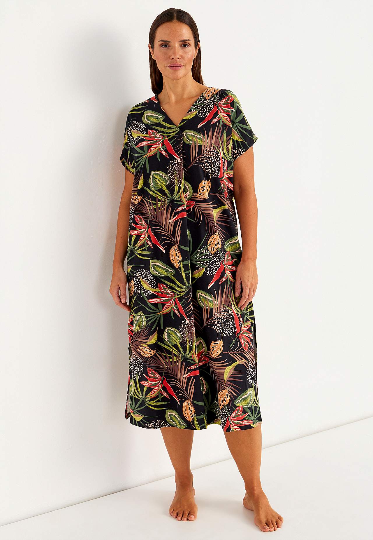 Strandkaftan van tricot