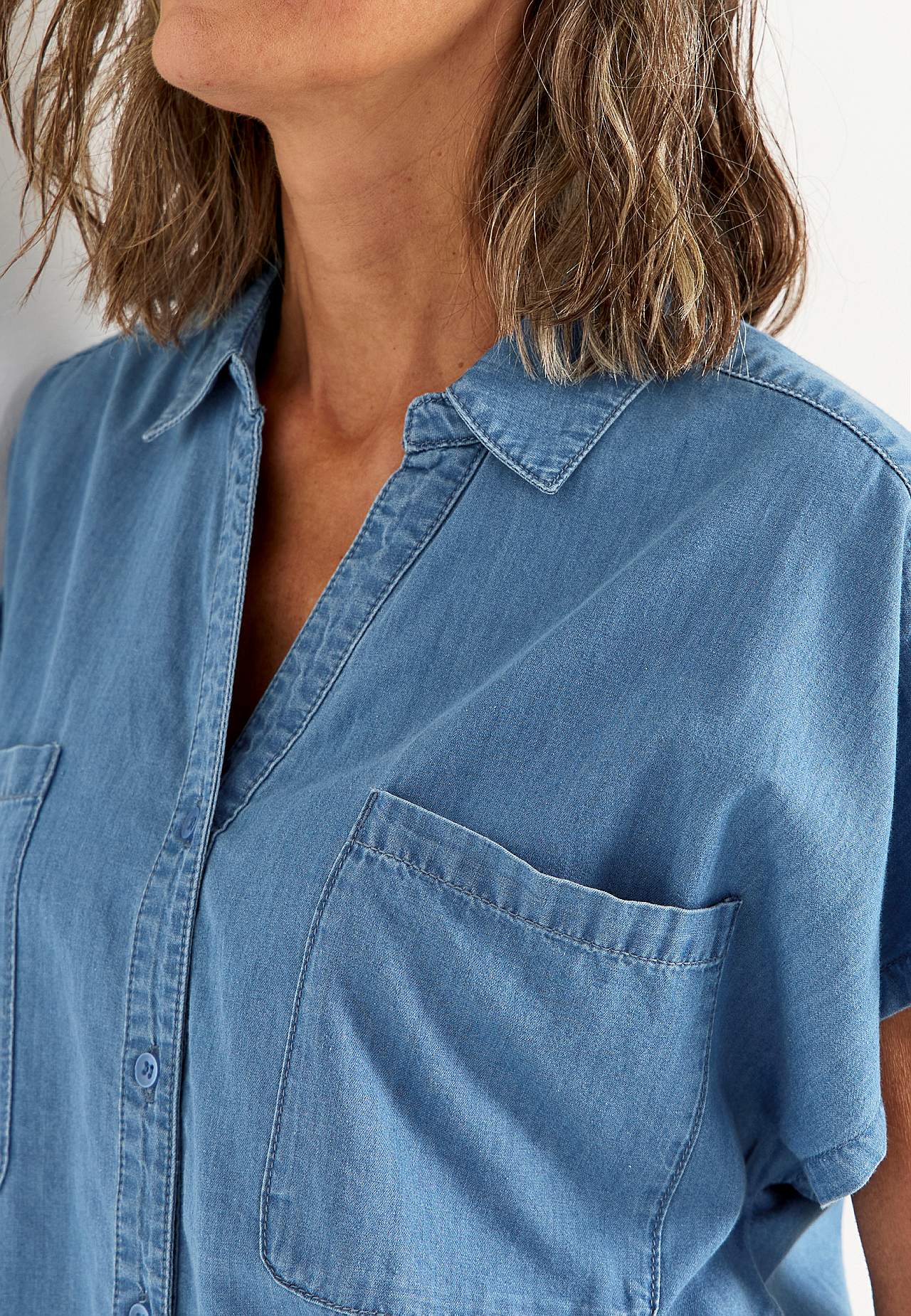 Super zachte tuniek van denim