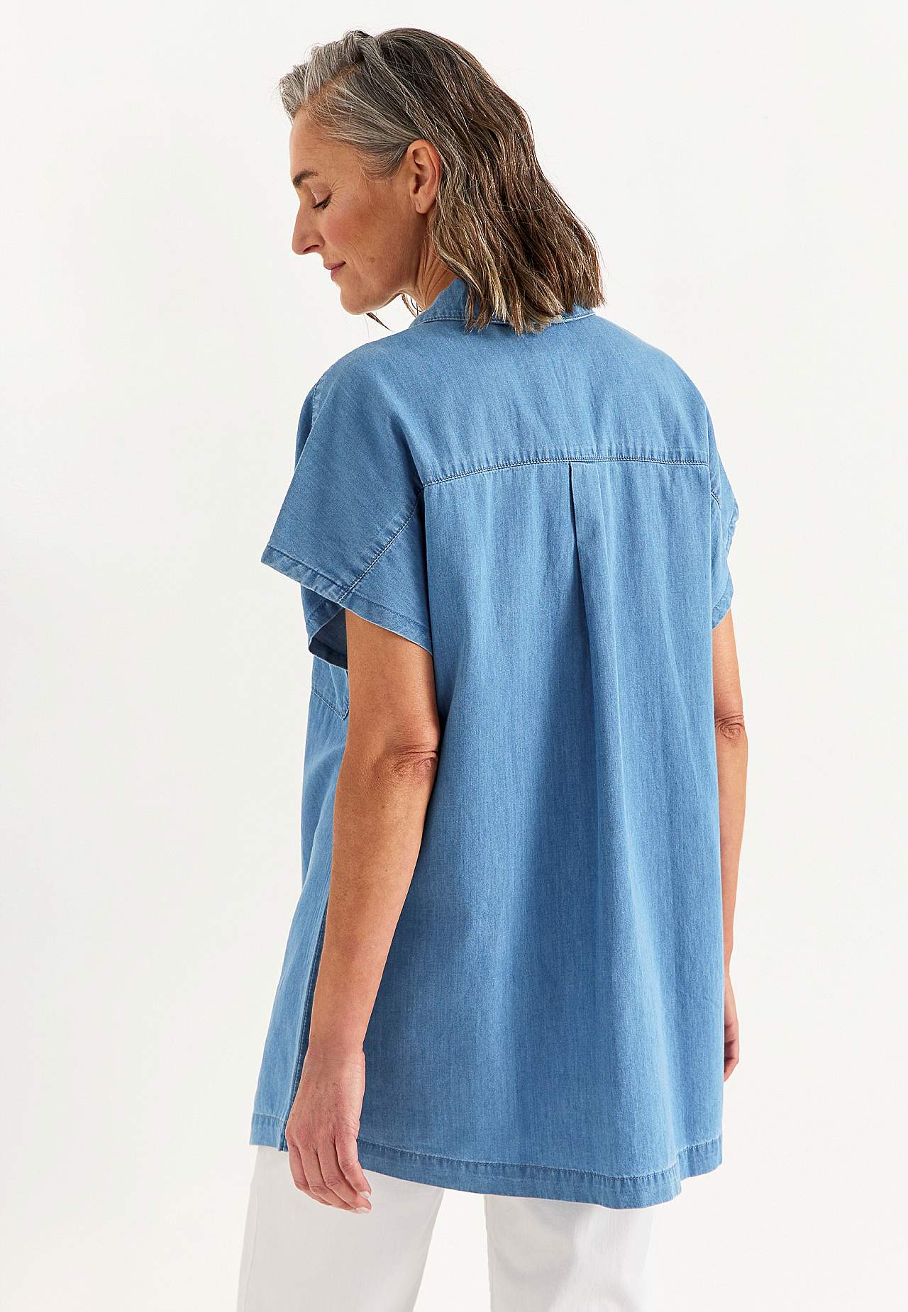 Super zachte tuniek van denim