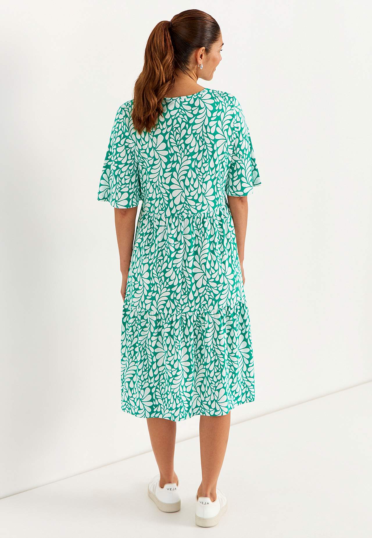 Jerseyjurk met volant