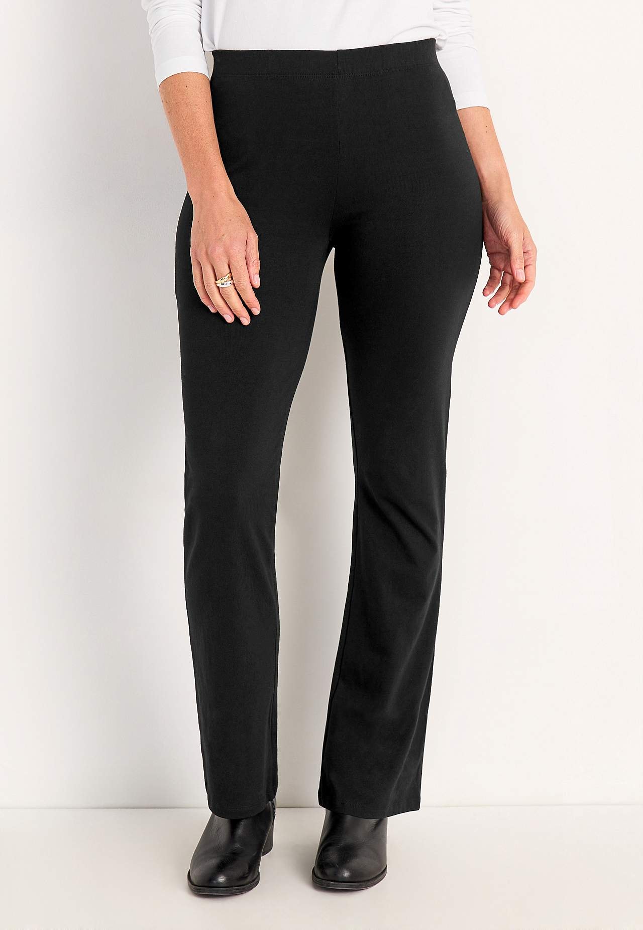 Bootcut jersey legging