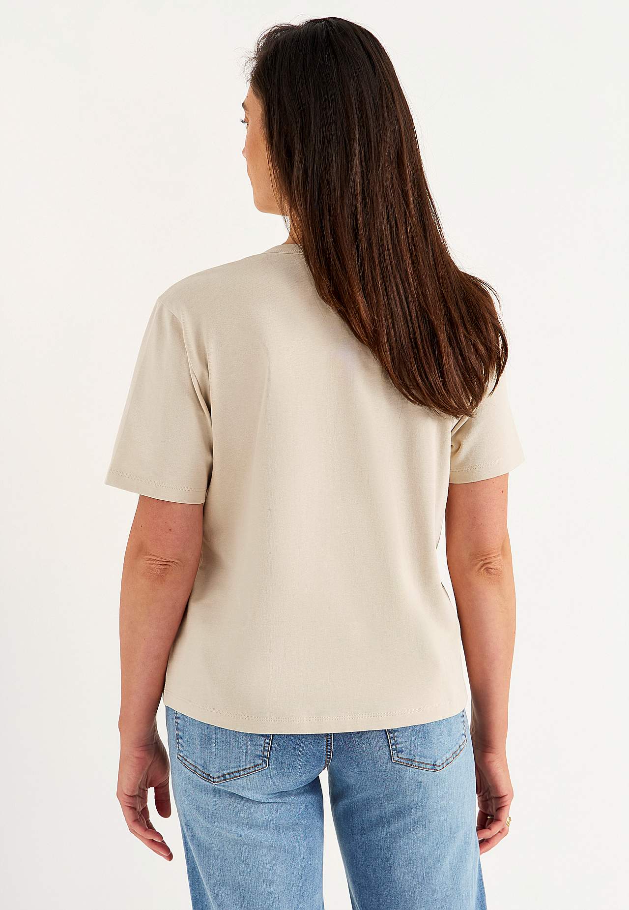 T-shirt van organisch katoen met print