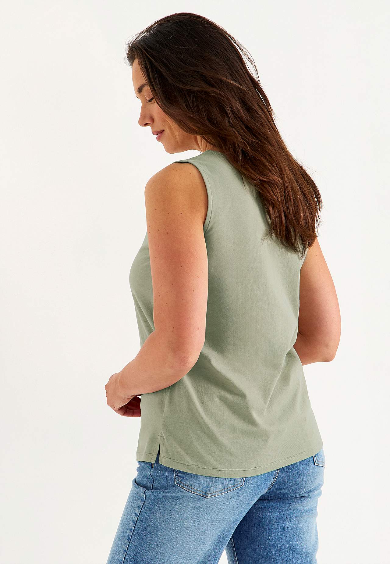 Tanktop van zacht en organisch katoen