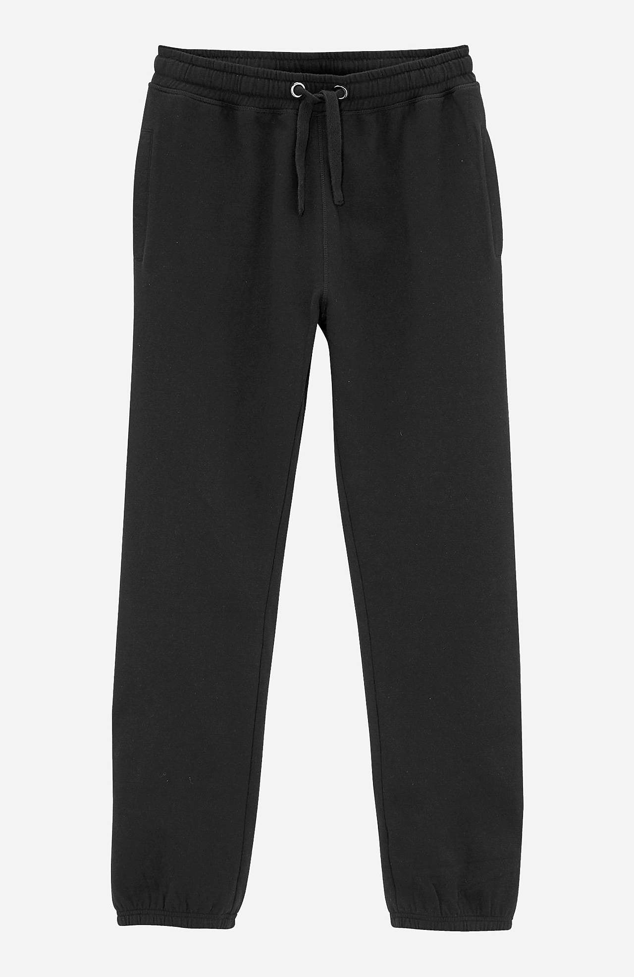 Sweatshirtbroek met elastiek aan de uiteinden van de benen